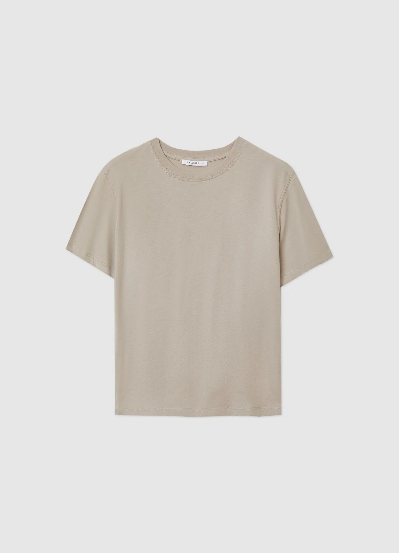 T-shirt girocollo tinta unita - Image 6