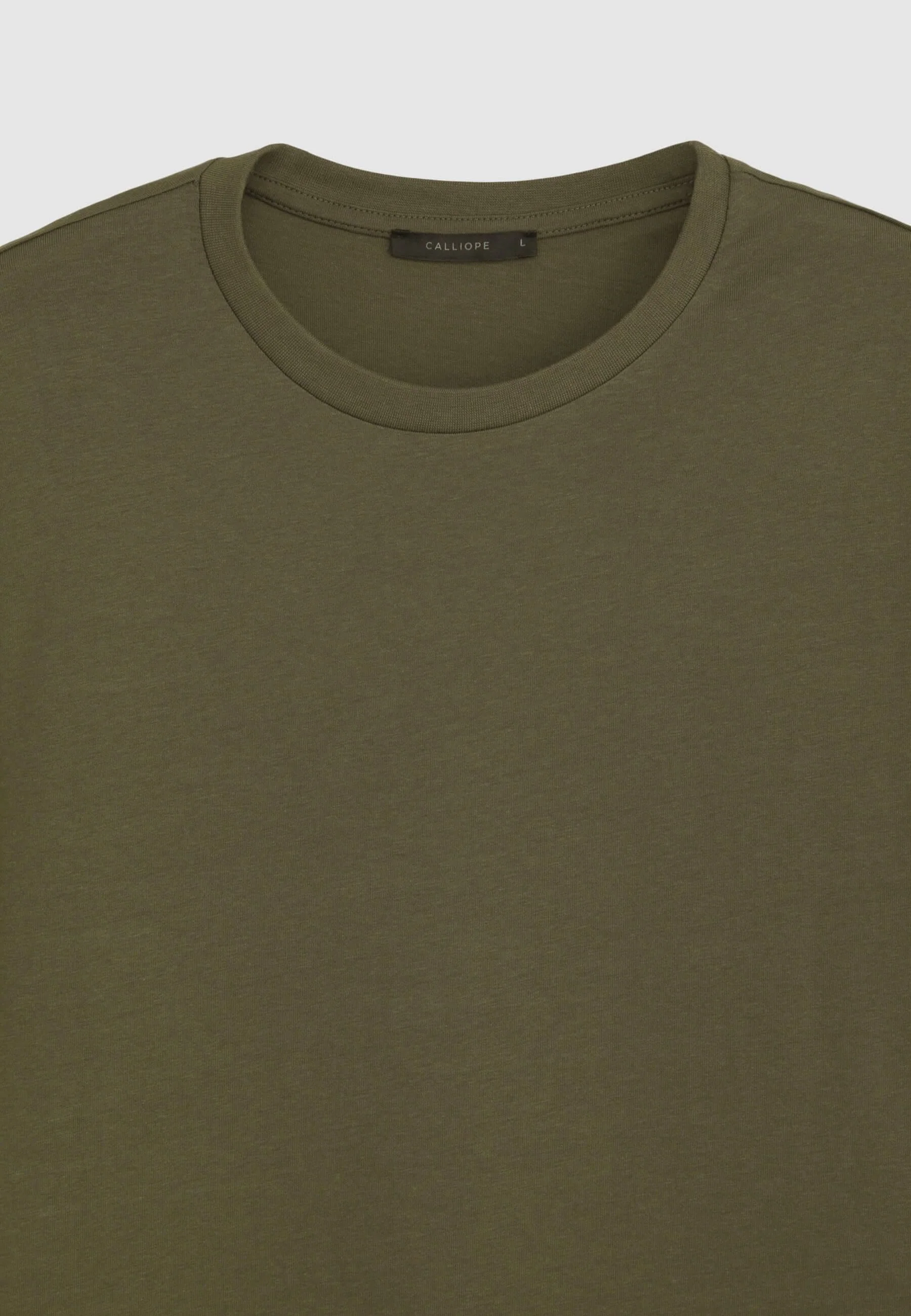 T-shirt girocollo tinta unita - Image 4