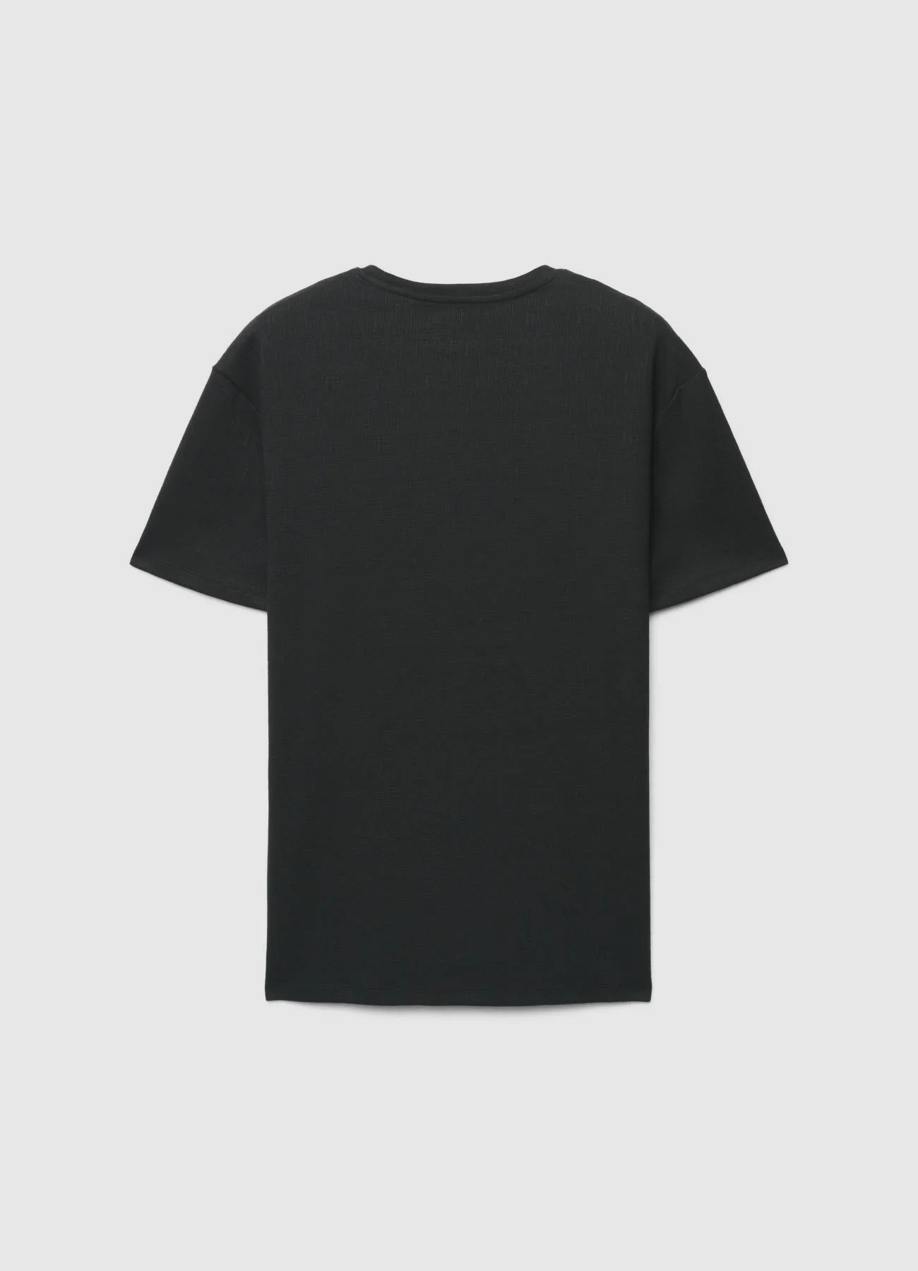 T-shirt goffrata girocollo - Image 6