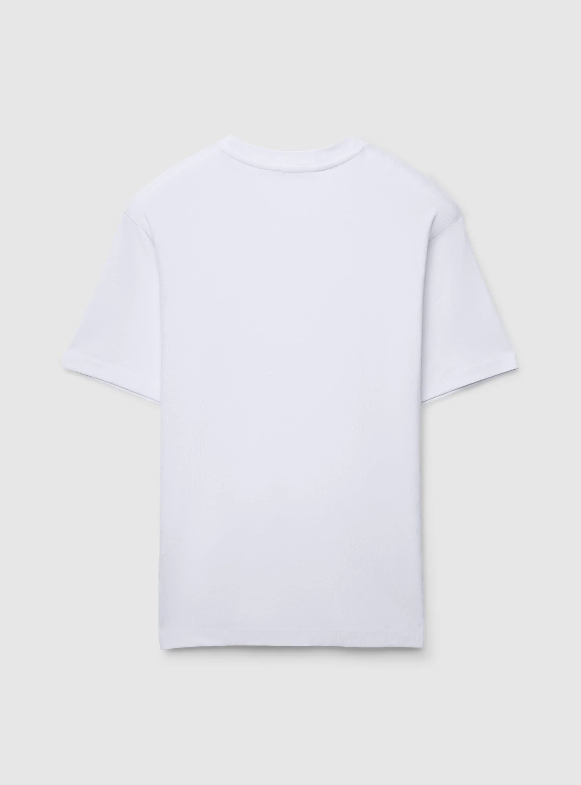 T-shirt in costina relaxed fit - Image 5