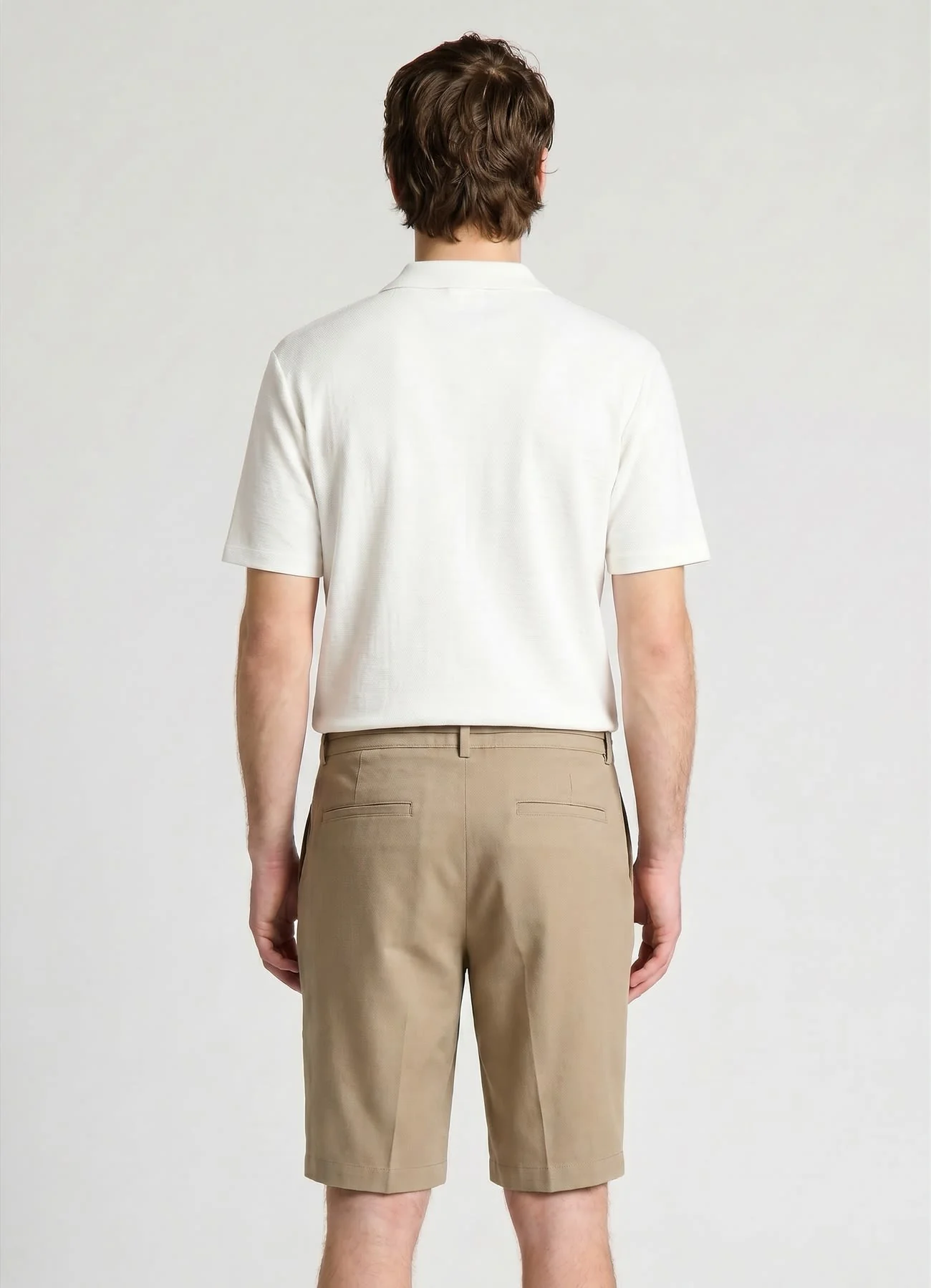 T-shirt in maglia con colletto polo - Image 3