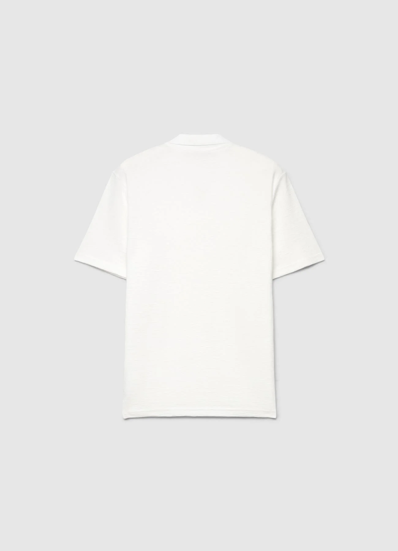 T-shirt in maglia con colletto polo - Image 5