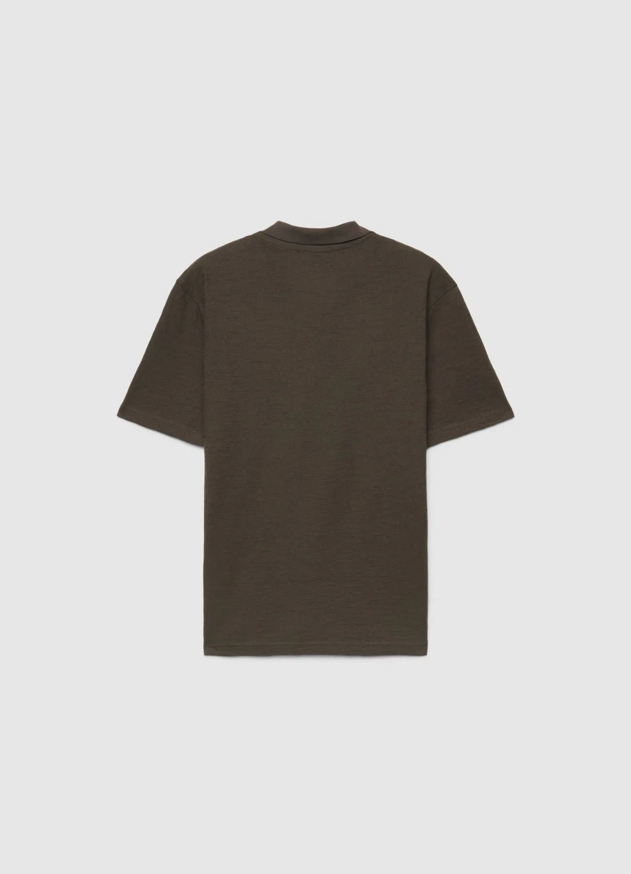 T-shirt in maglia con colletto polo - Image 5