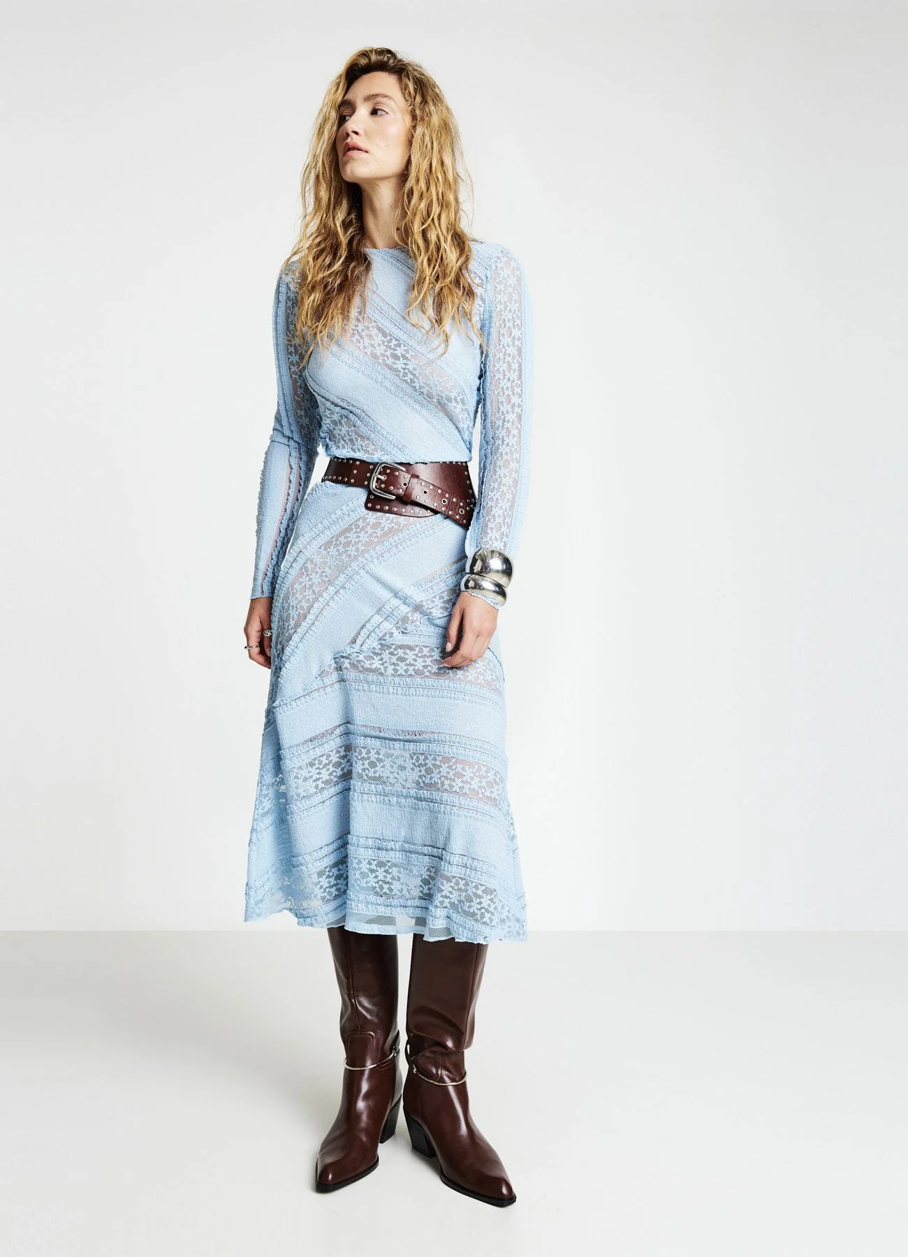 T-shirt in pizzo