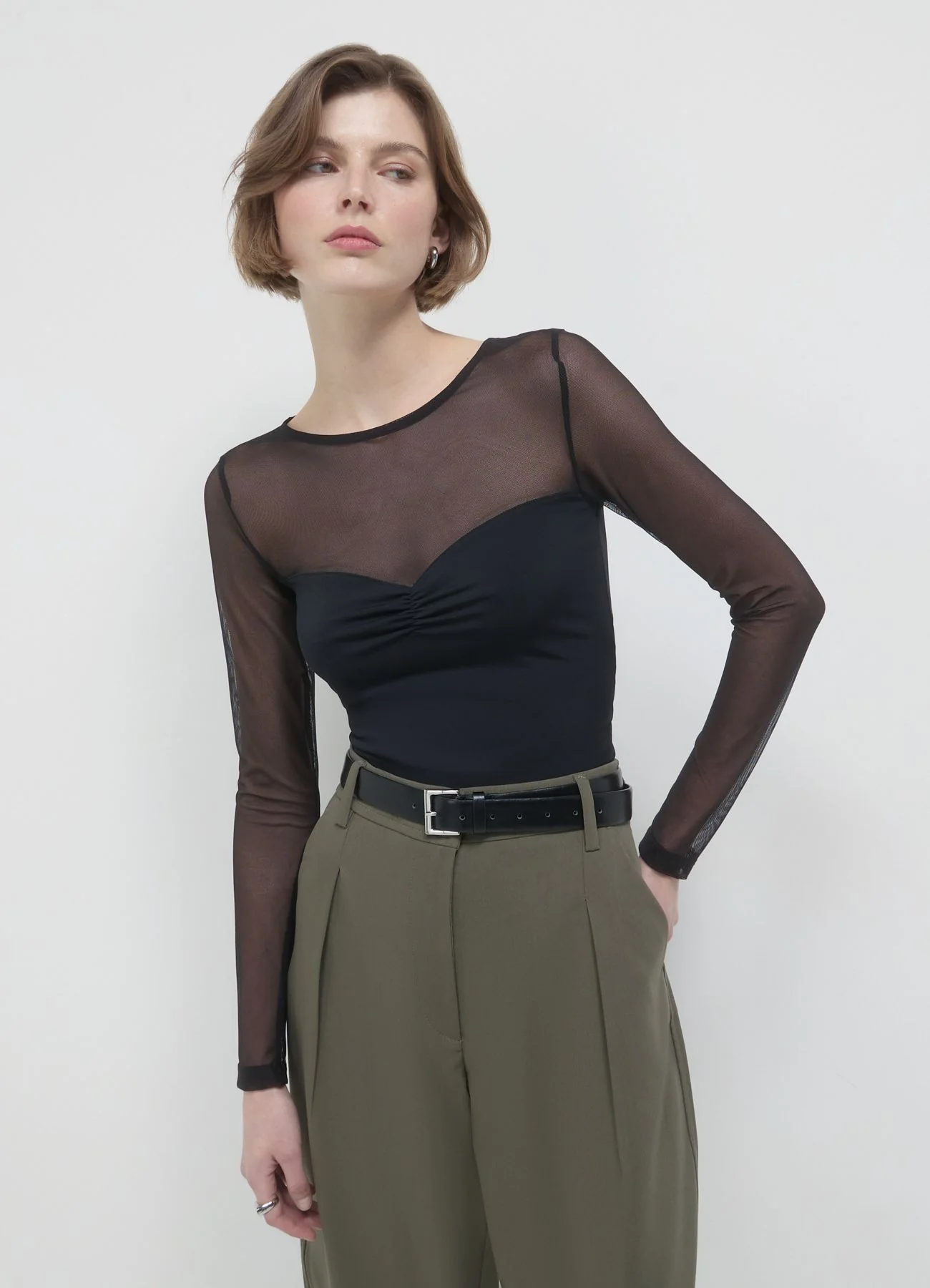 T-shirt inserto tulle - Image 3