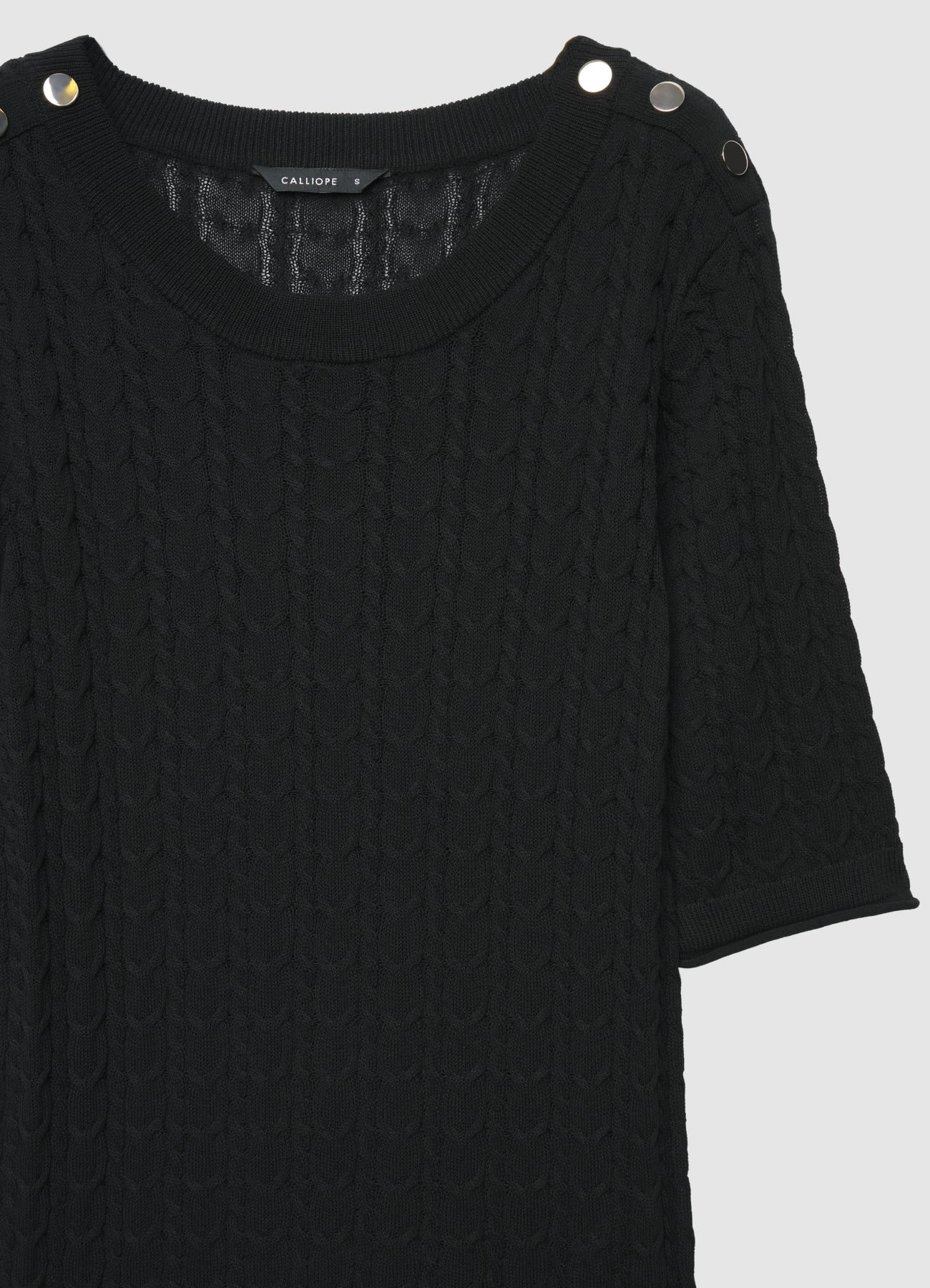 T-shirt maglia lavorazione trecce - Image 4