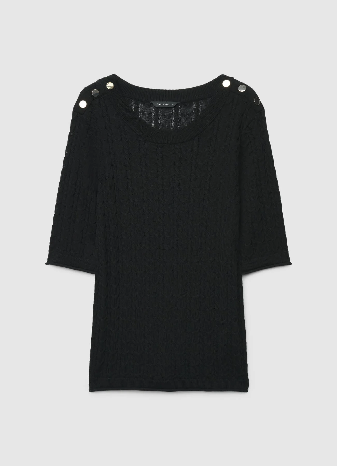T-shirt maglia lavorazione trecce - Image 6