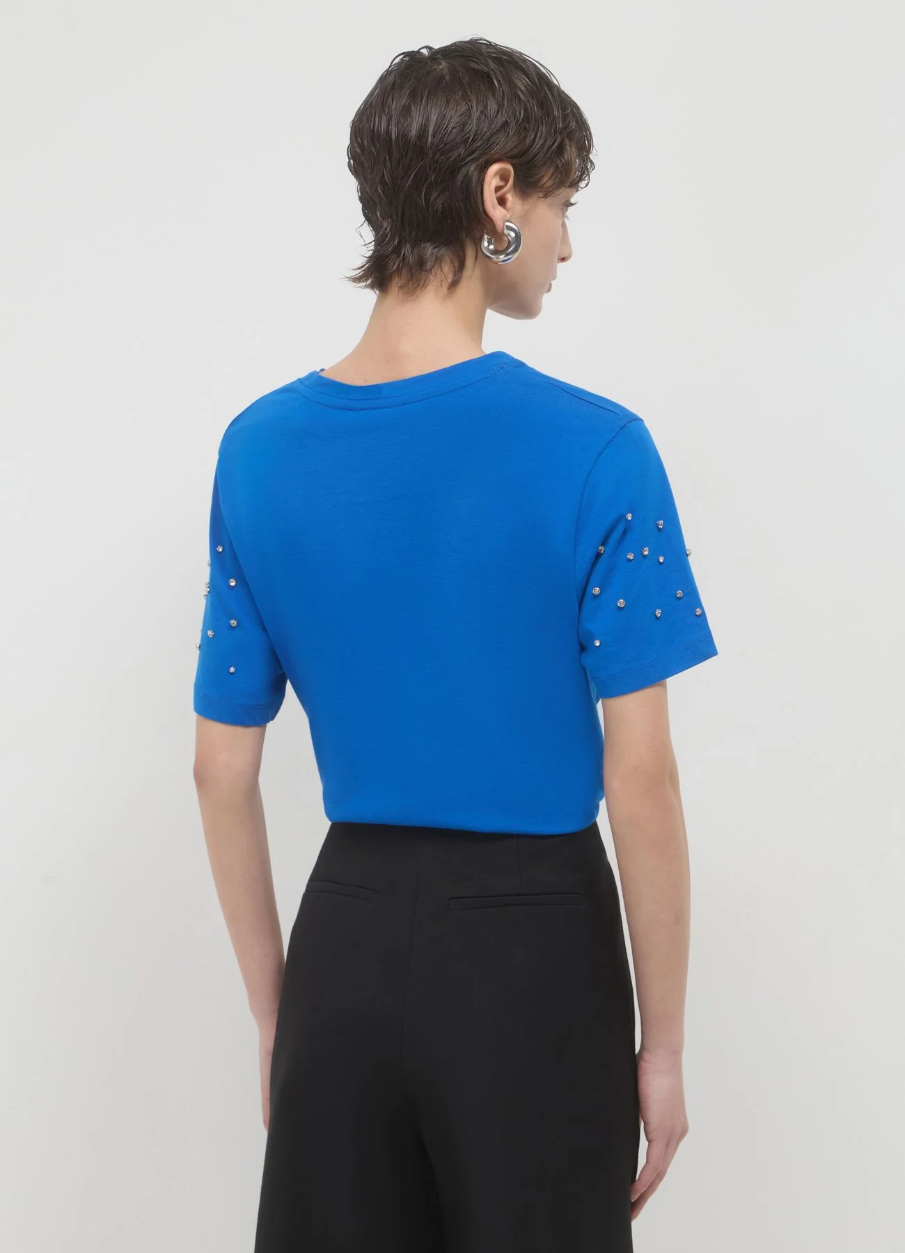 T-shirt maniche strass - Image 2