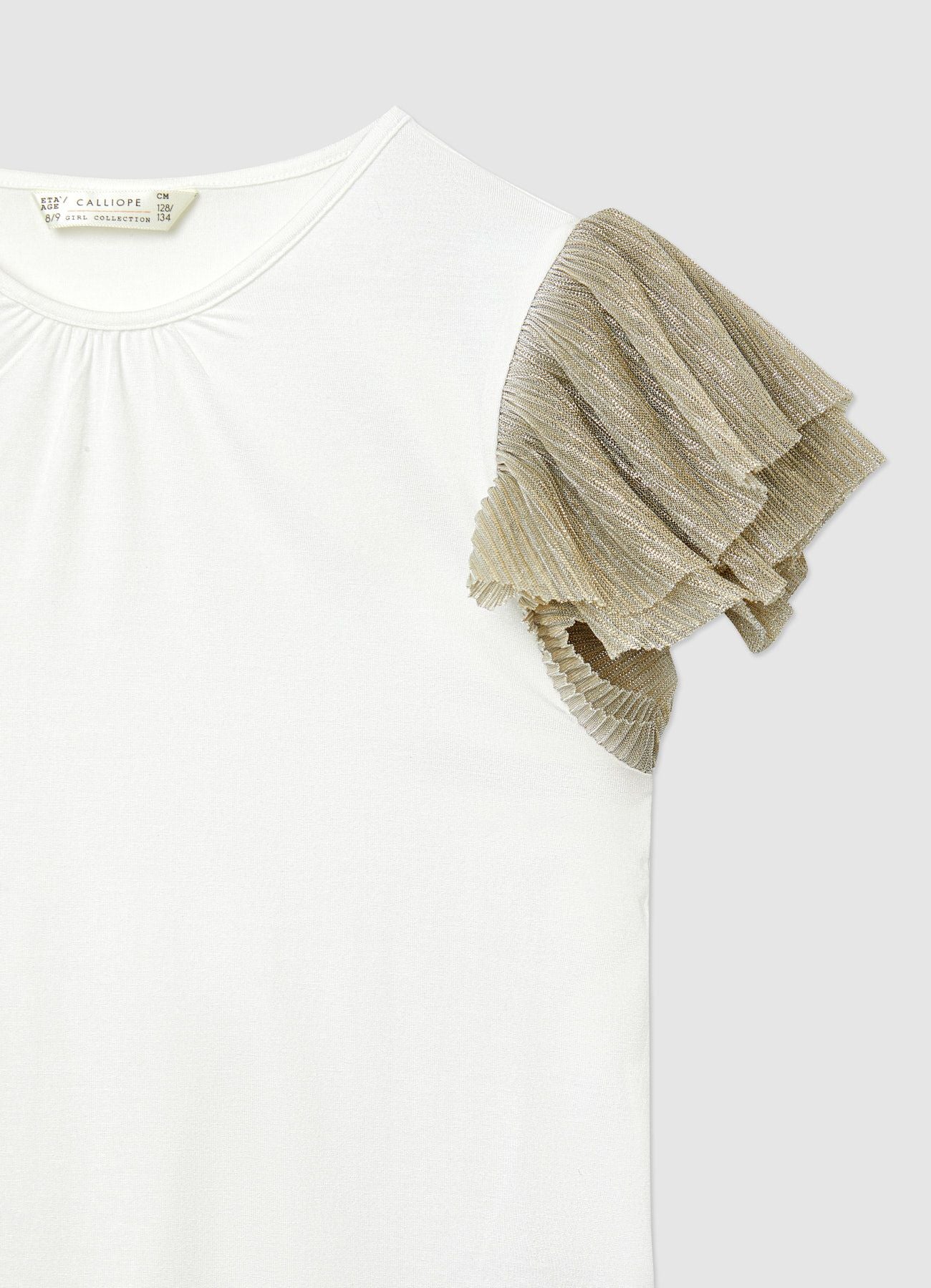 T-shirt maniche tulle - Image 6