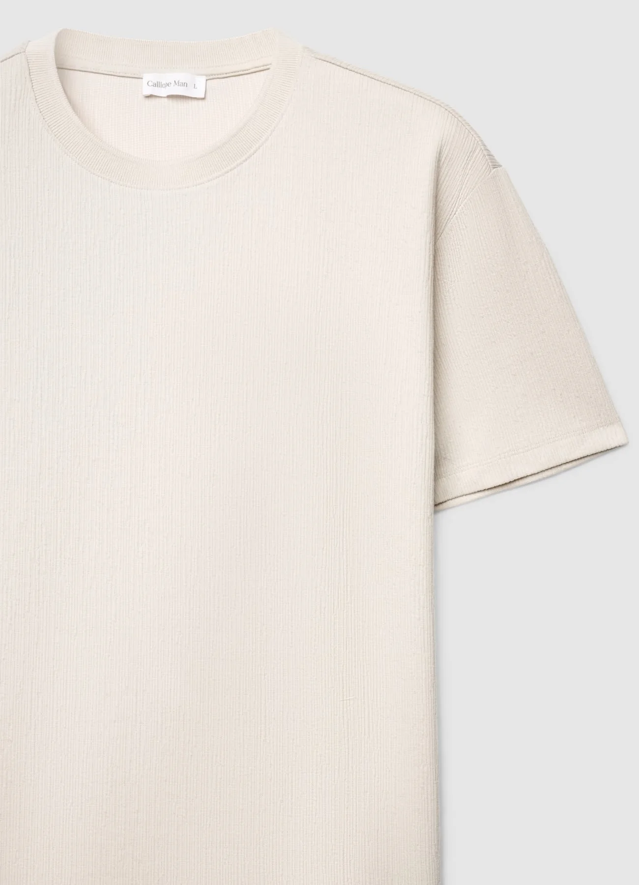 T-shirt operata a tinta unita - Image 6