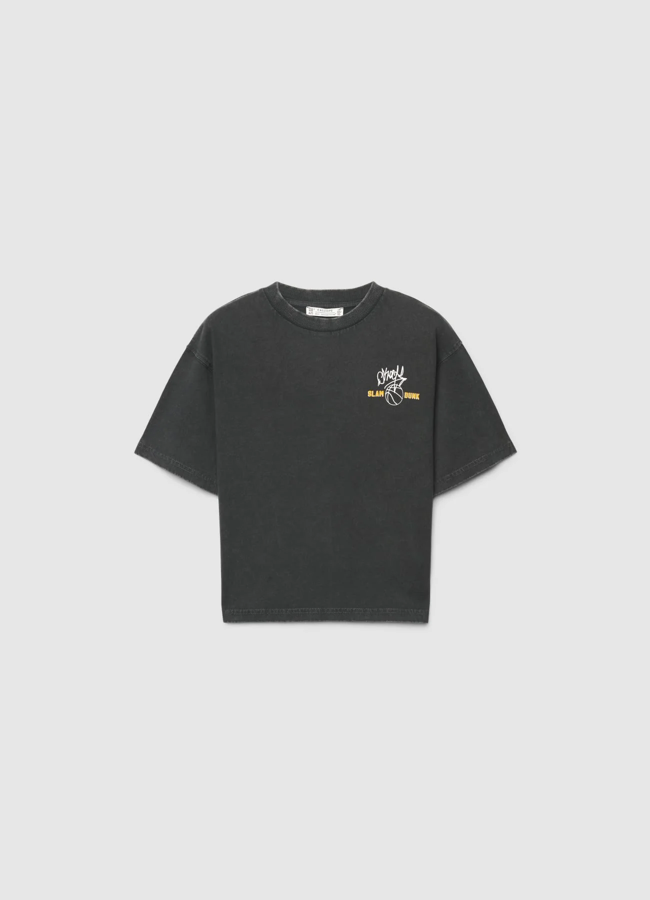 T-shirt over con stampa basket - Image 3