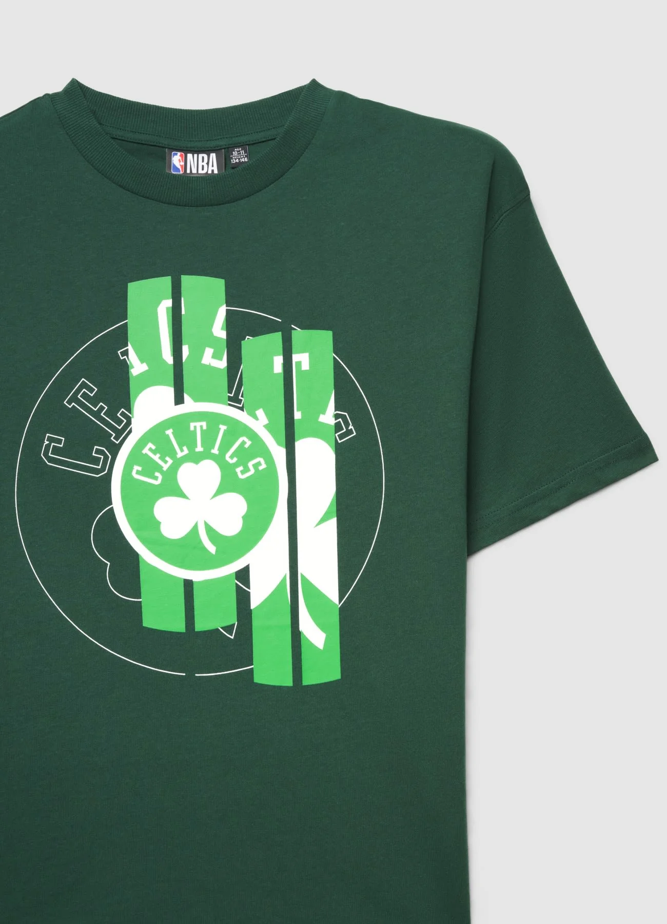 T-shirt over con stampa Celtics - Image 3