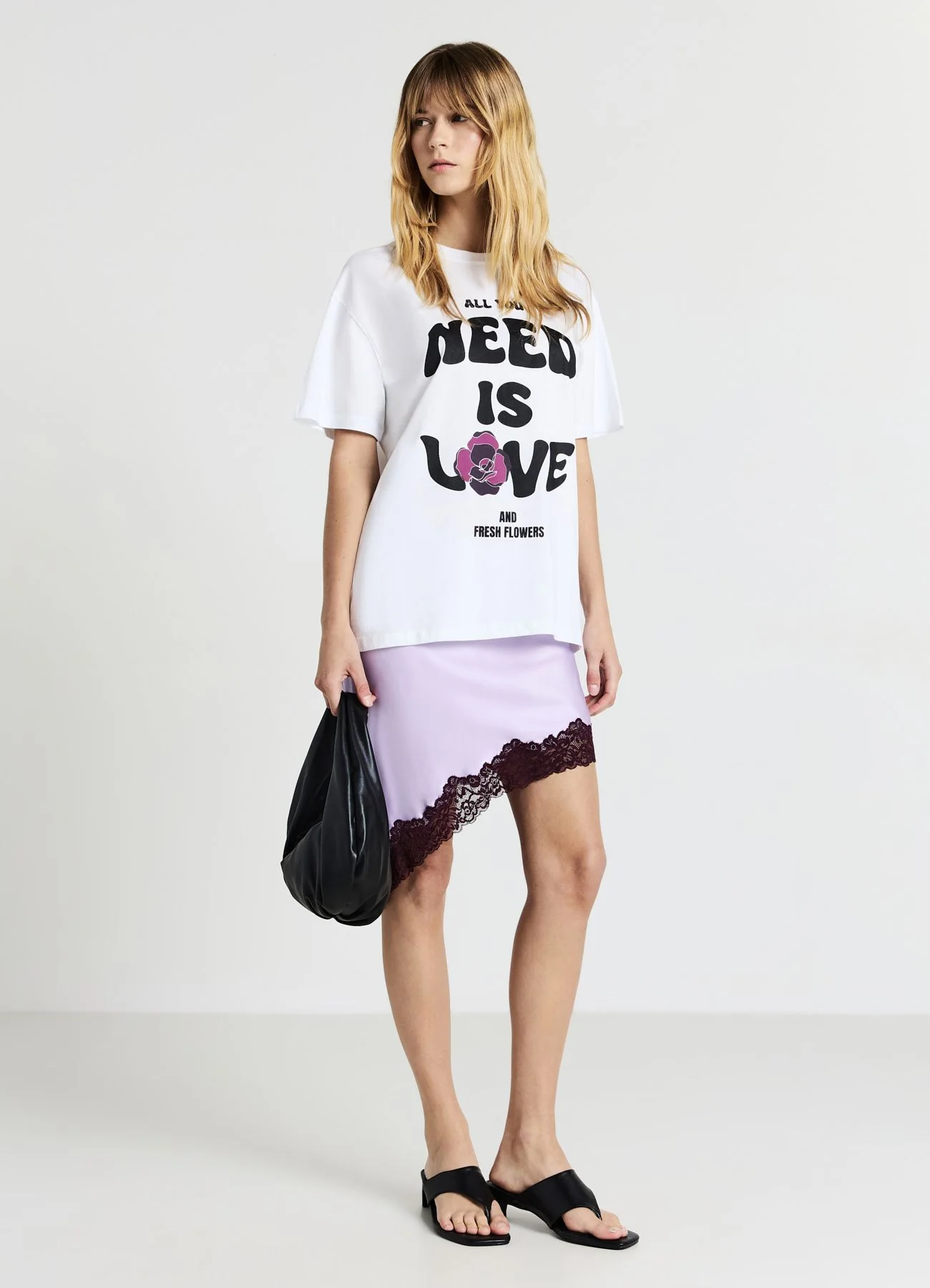 T-shirt oversize scritte - Image 3