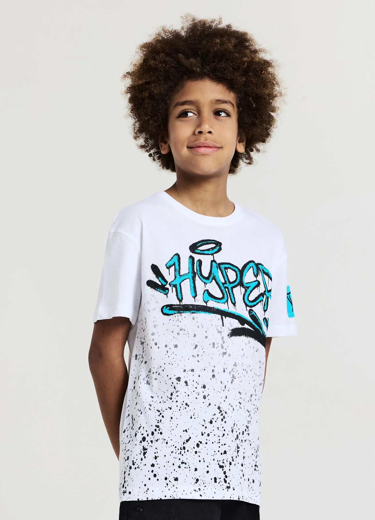 T-shirt oversize stampa graffiti - Image 3