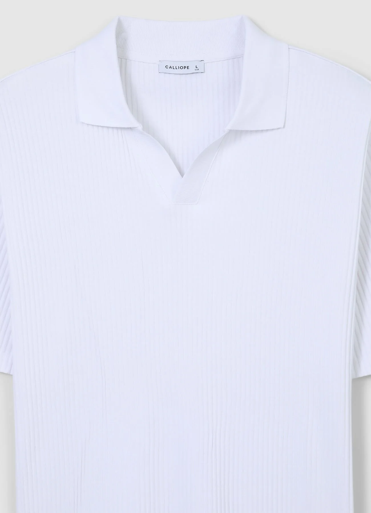 T-shirt polo a coste - Image 6