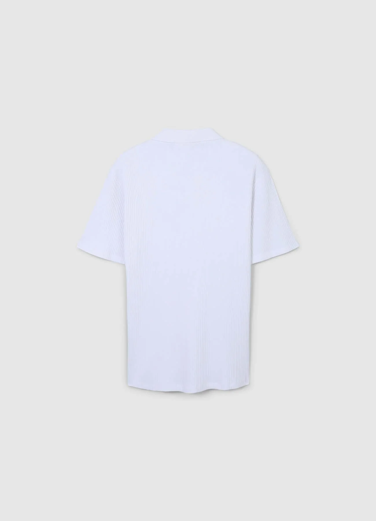 T-shirt polo a coste - Image 7
