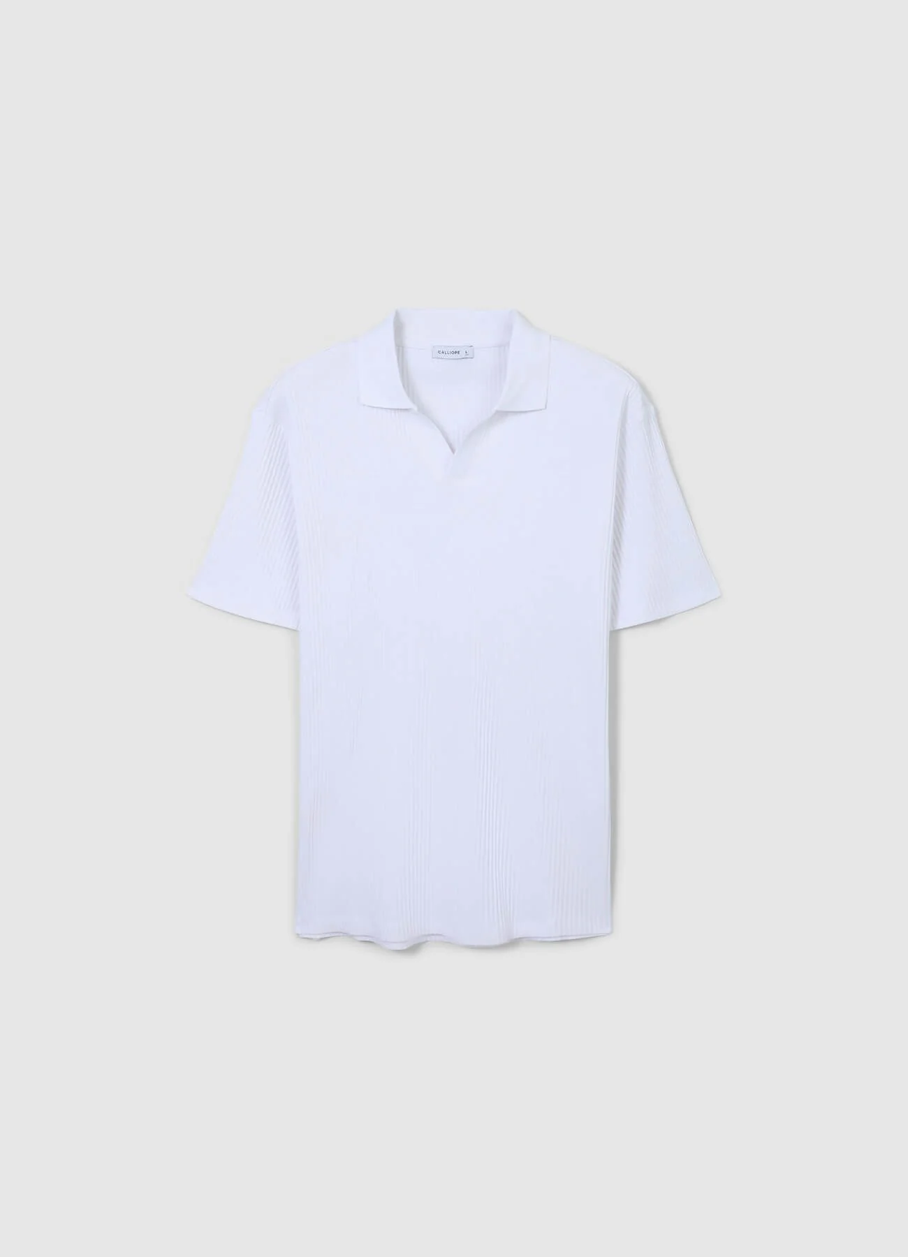 T-shirt polo a coste - Image 8