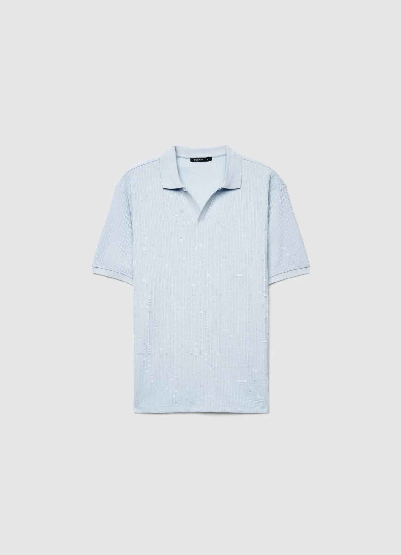 T-shirt polo a coste - Image 4