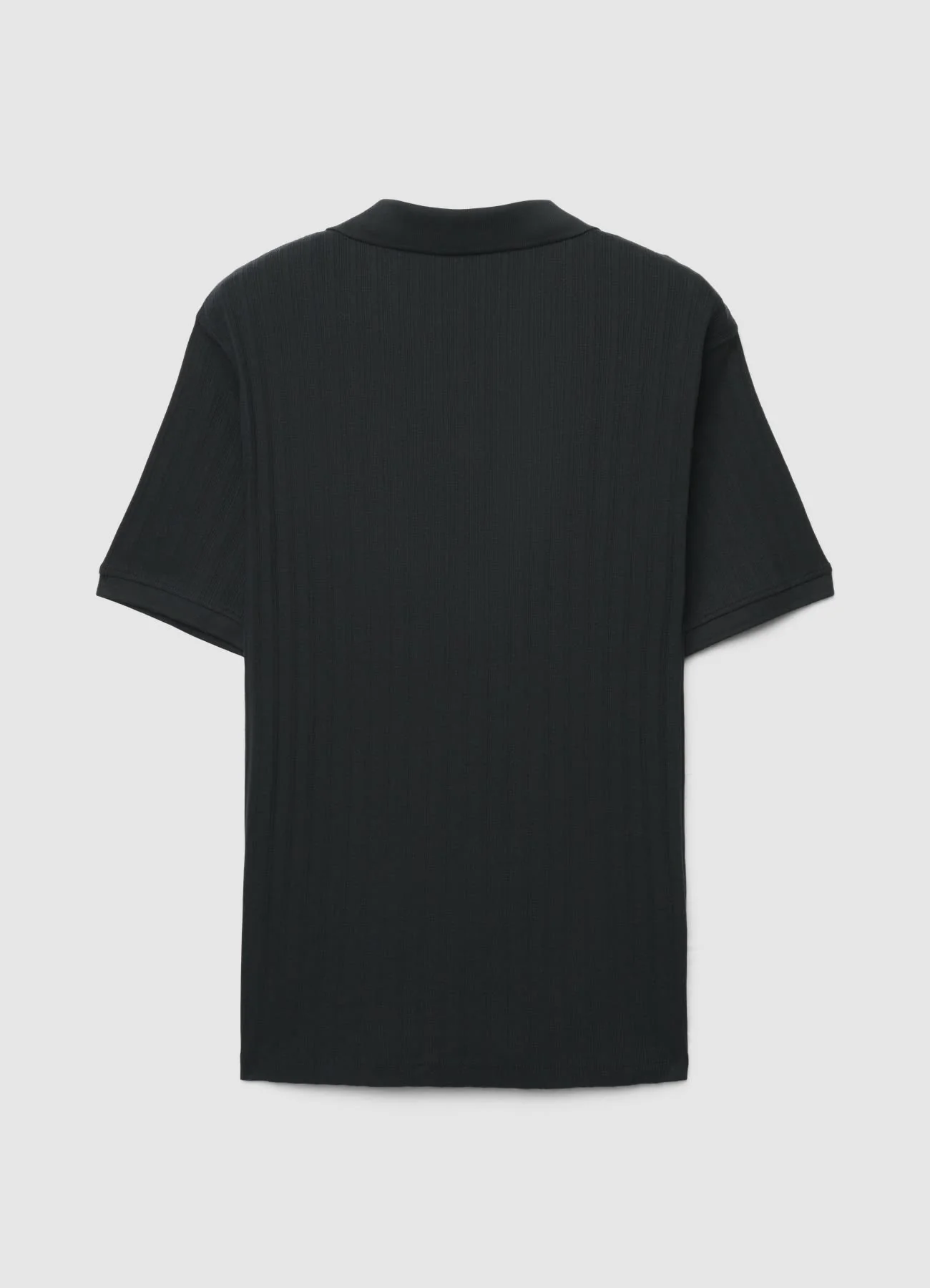 T-shirt polo a coste - Image 4