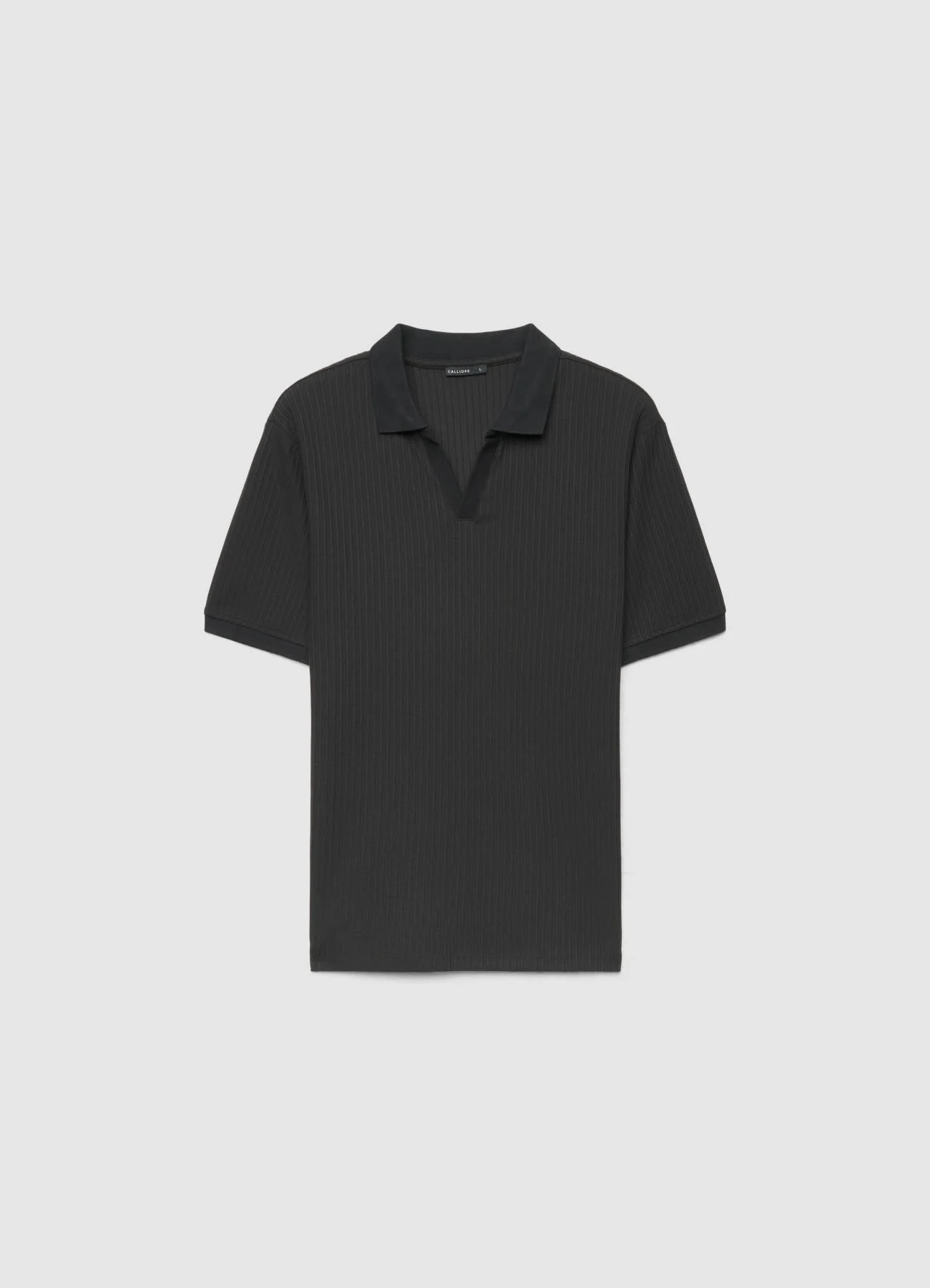 T-shirt polo a coste - Image 5