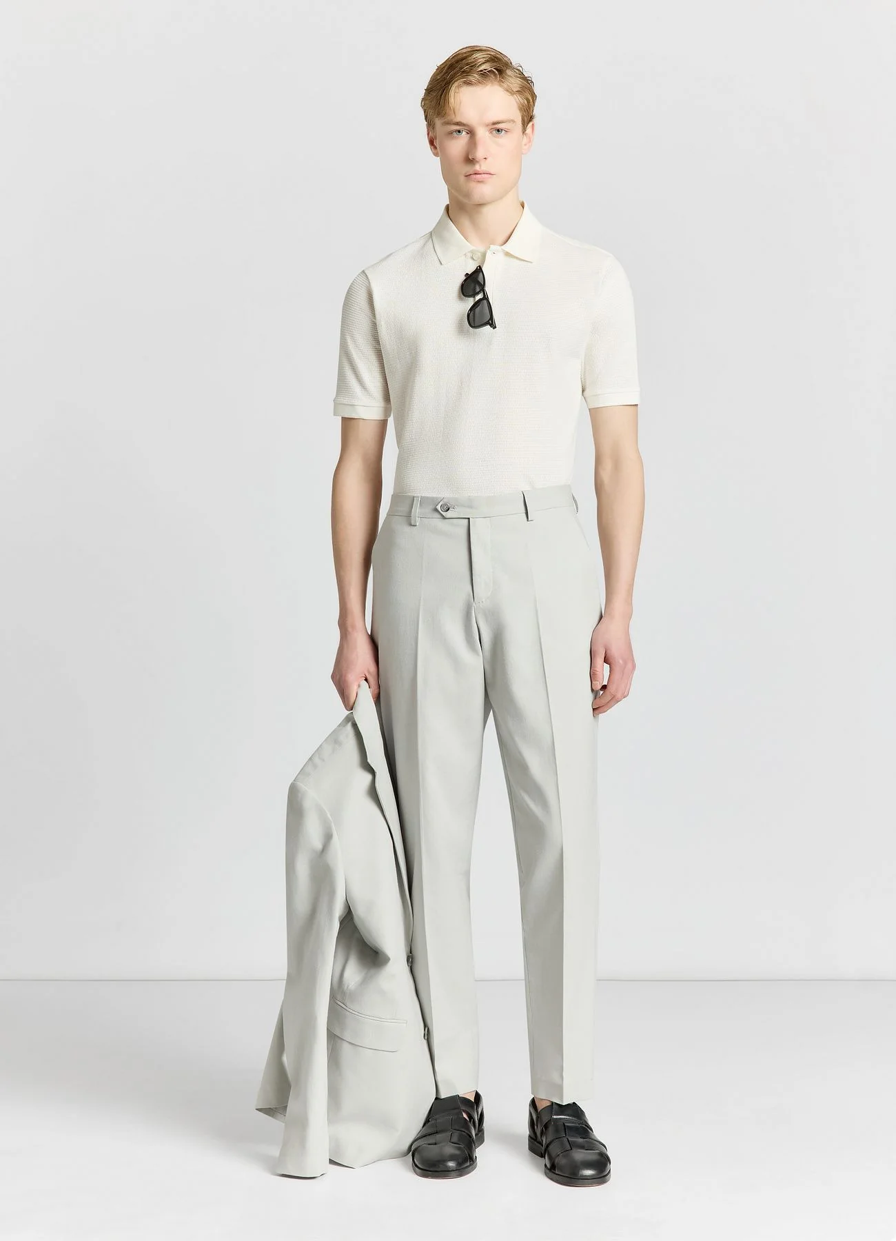 T-shirt polo con bottoni