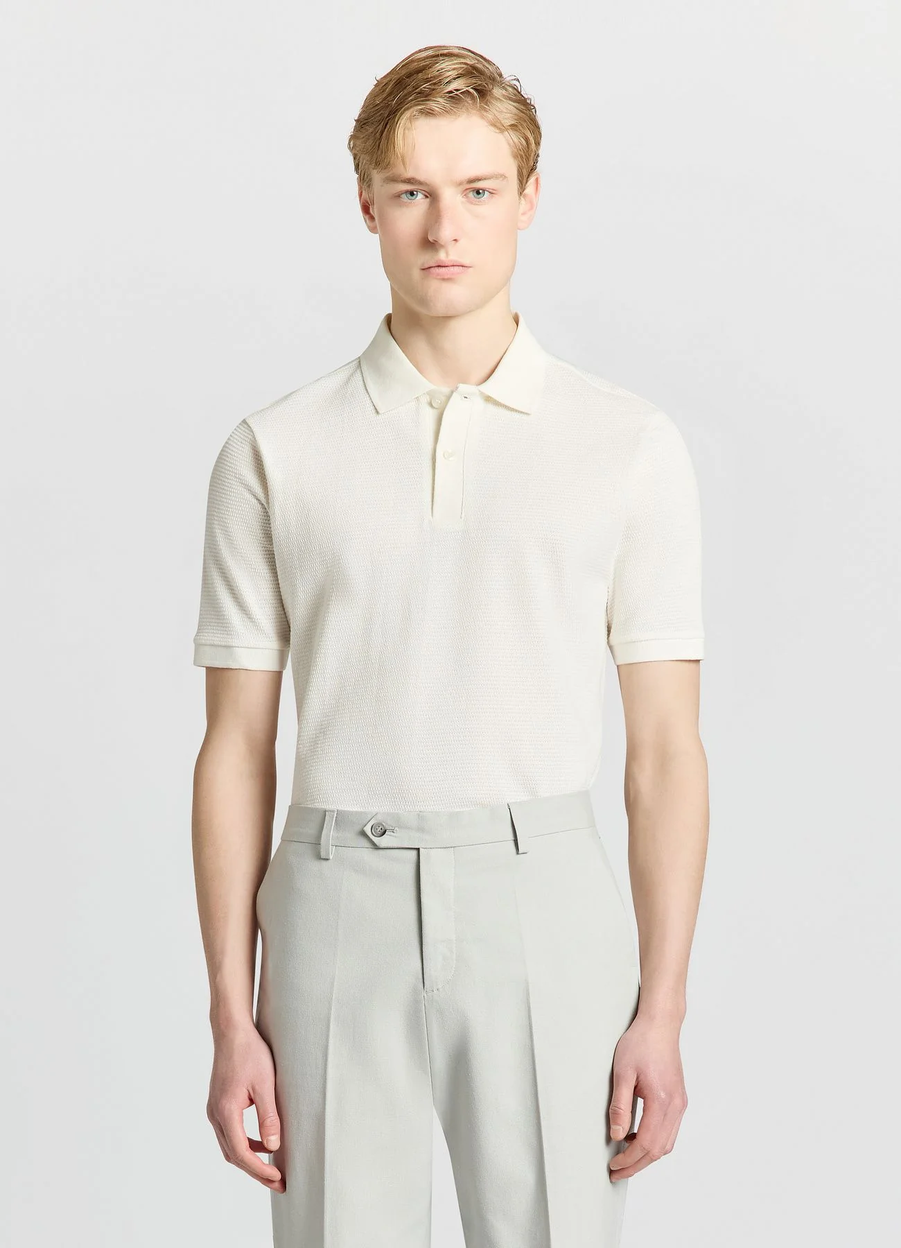 T-shirt polo con bottoni - Image 2