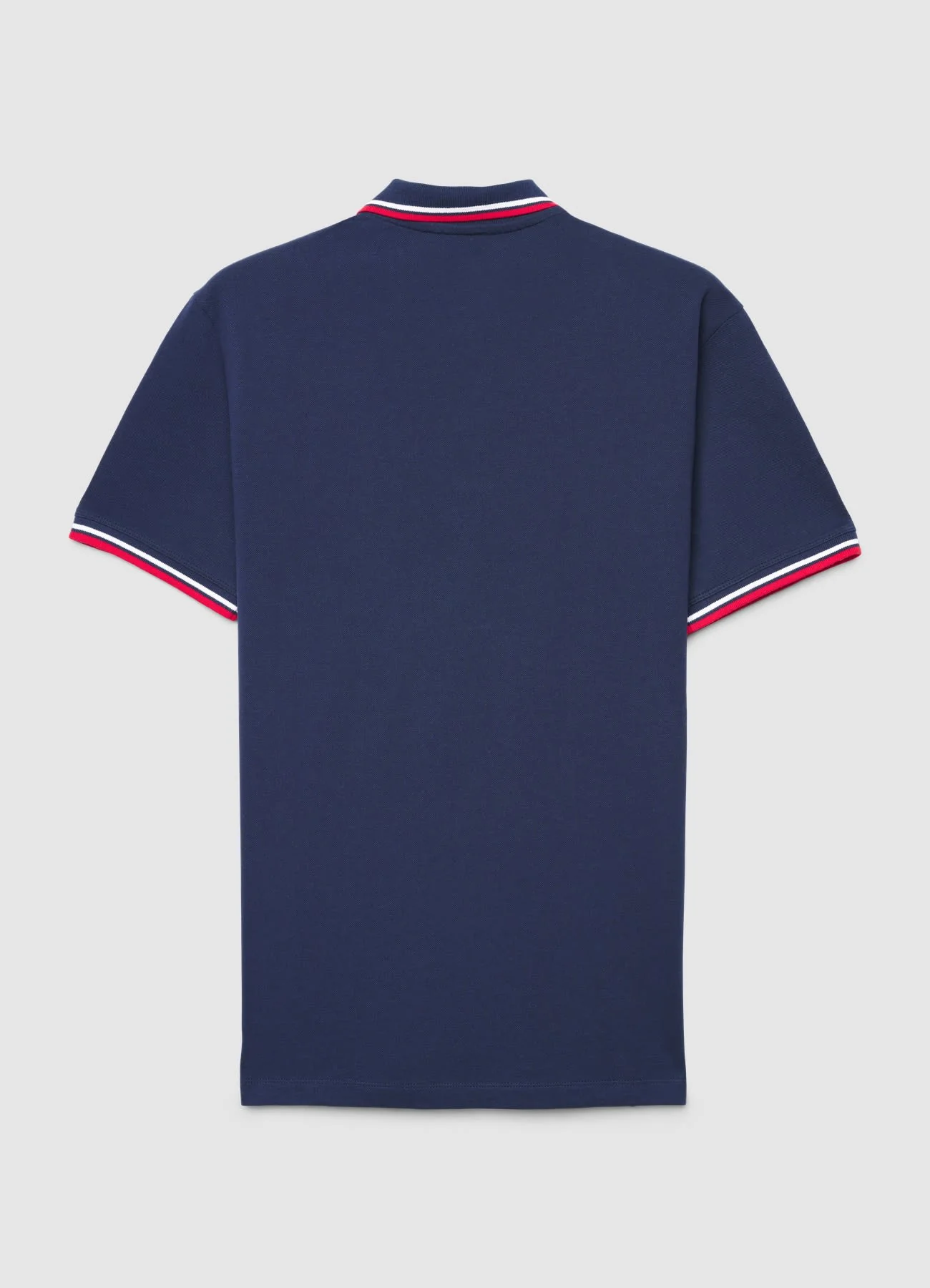 T-shirt polo con profili a righe - Image 4