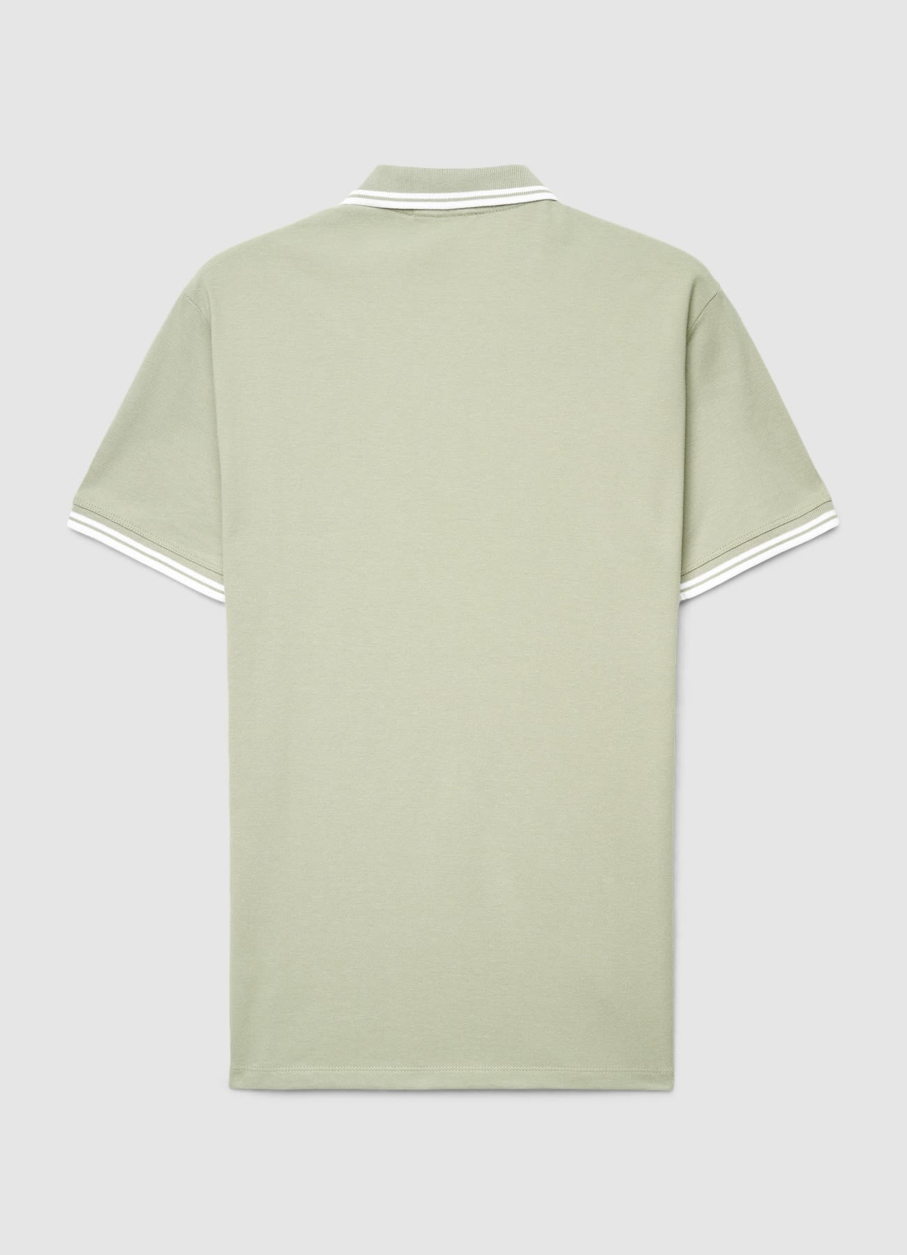 T-shirt polo con profili a righe - Image 4