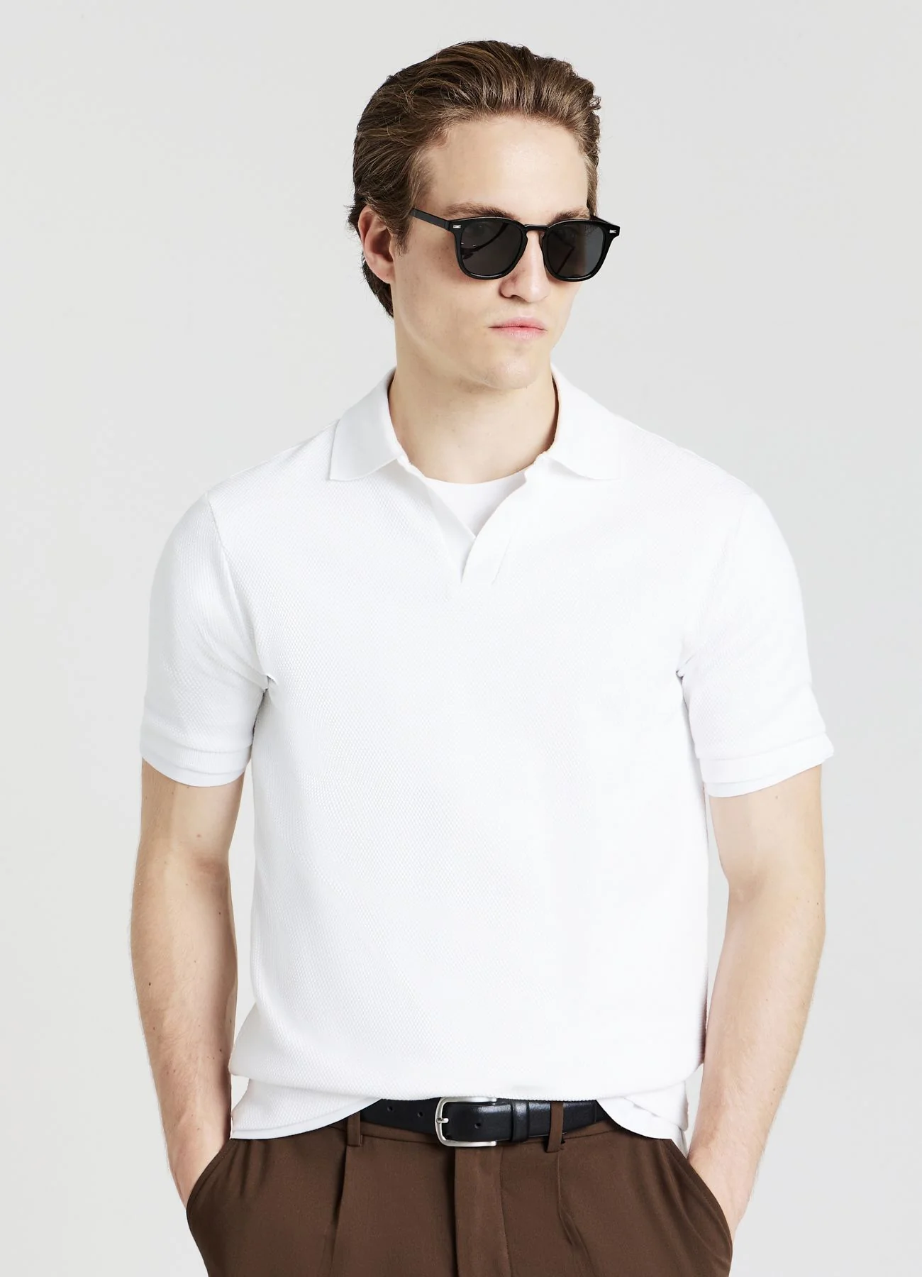 T-shirt polo in cotone - Image 3