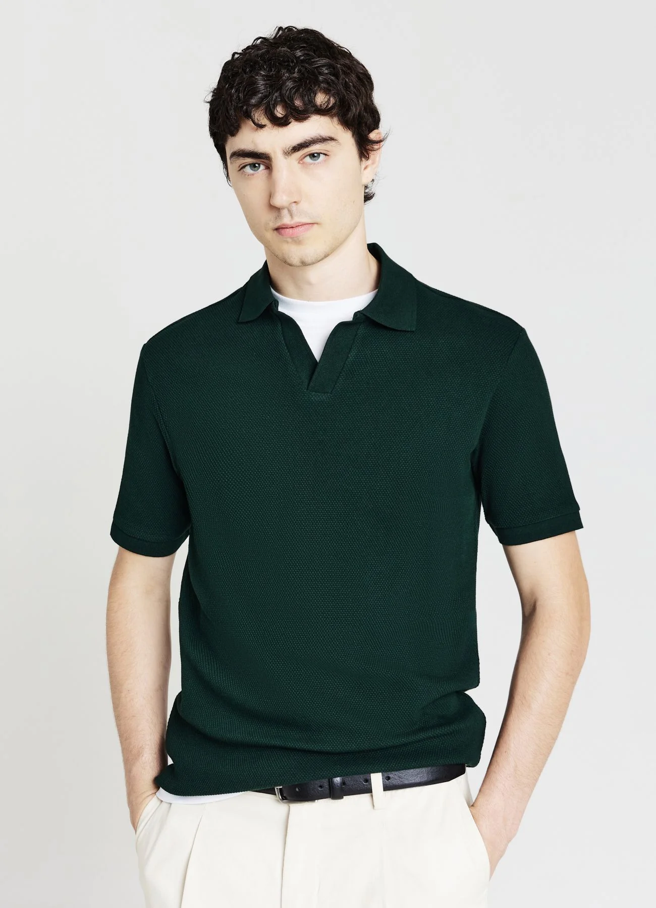 T-shirt polo in cotone - Image 3