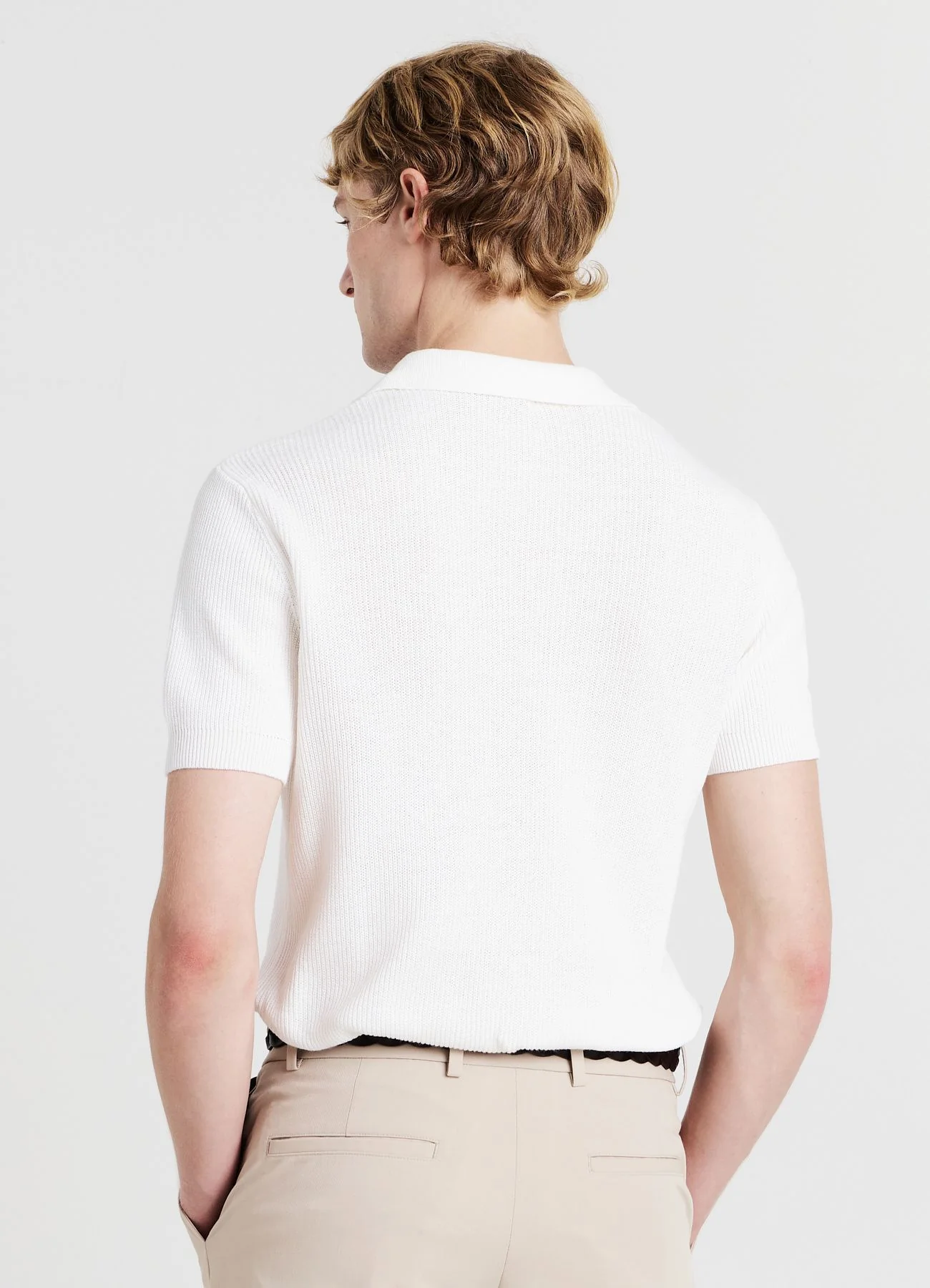 T-shirt polo in maglia