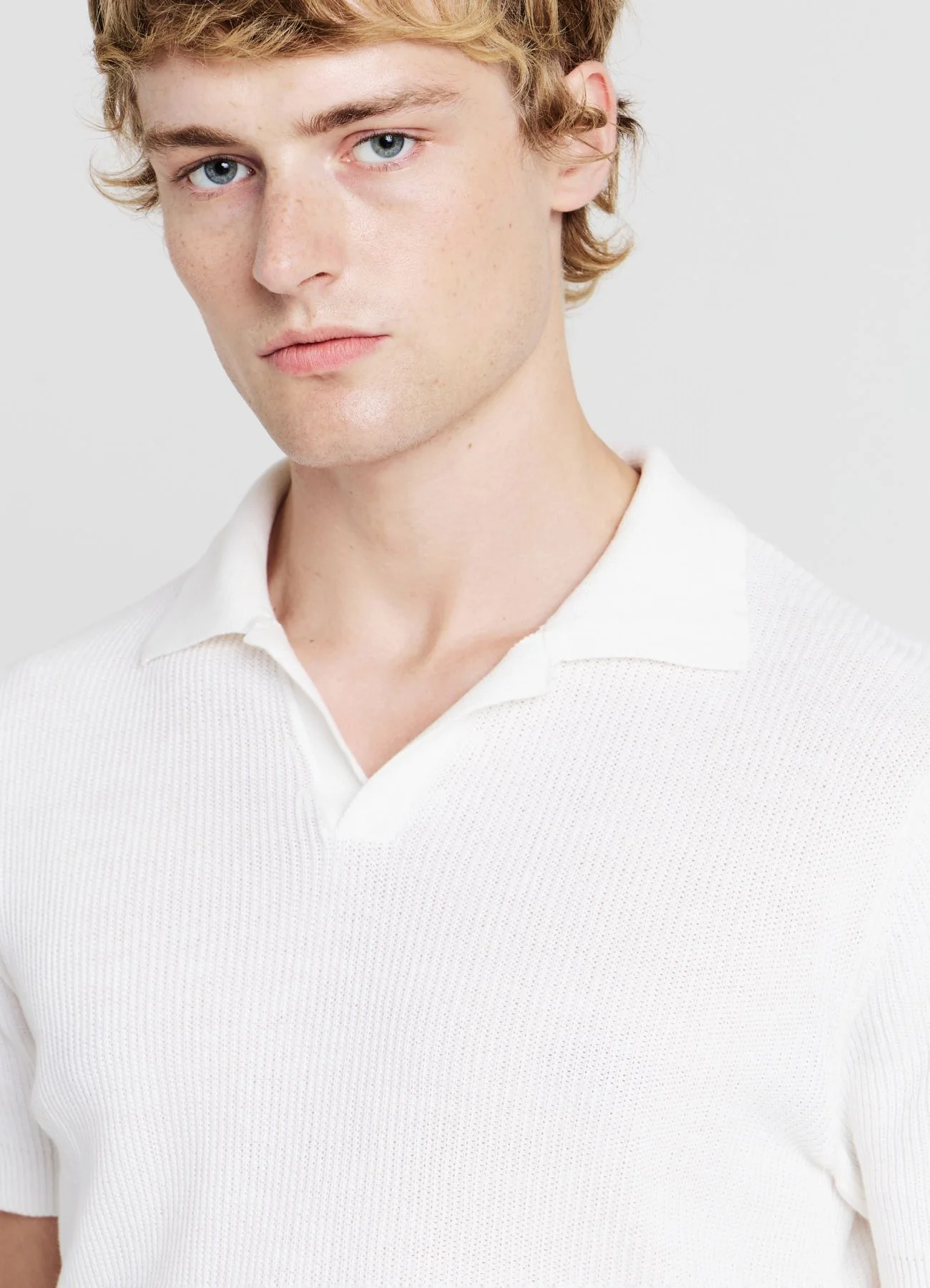 T-shirt polo in maglia - Image 4