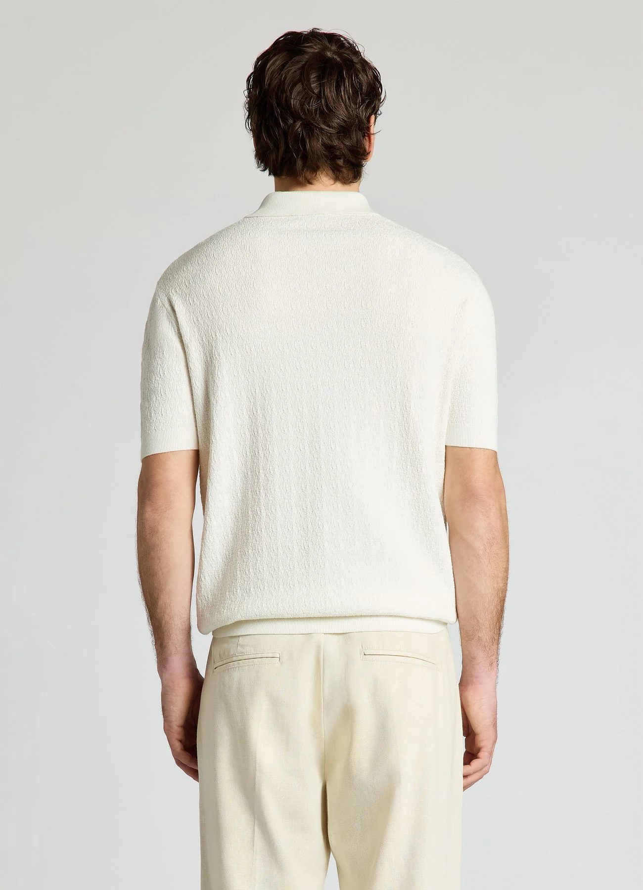 T-shirt polo in maglia - Image 3