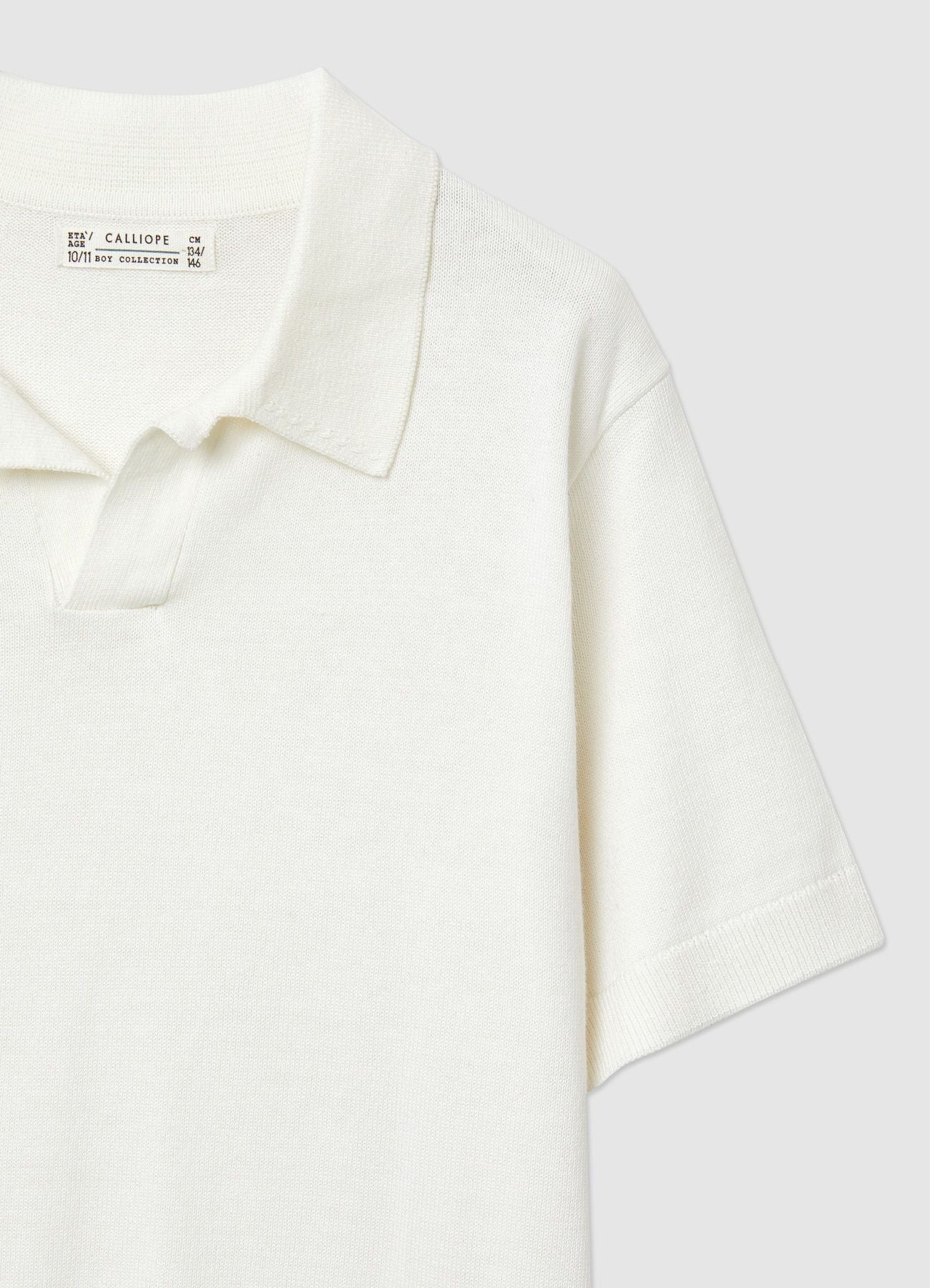 T-shirt polo in maglia - Image 2