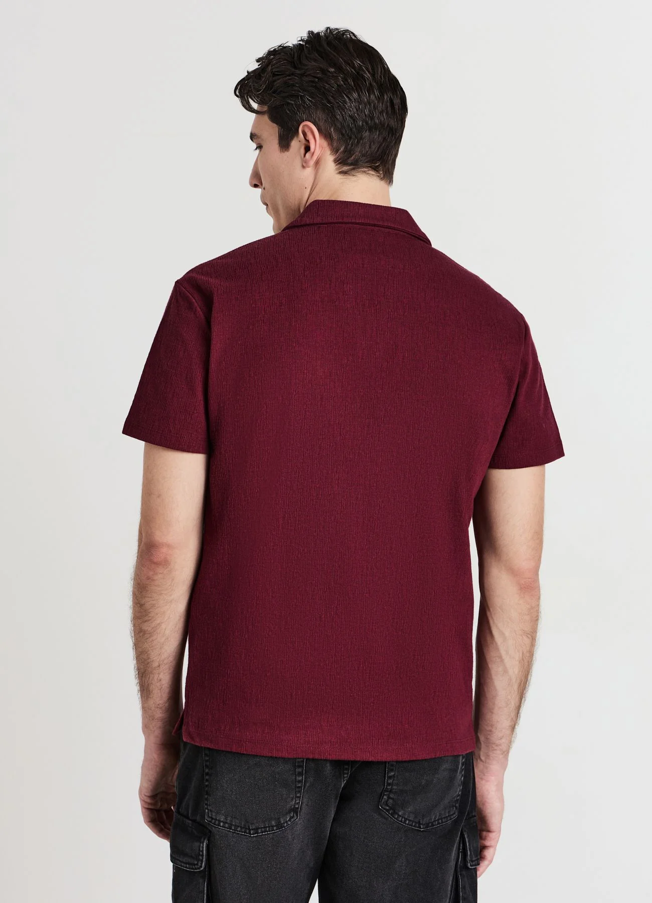 T-shirt polo misto cotone - Image 2