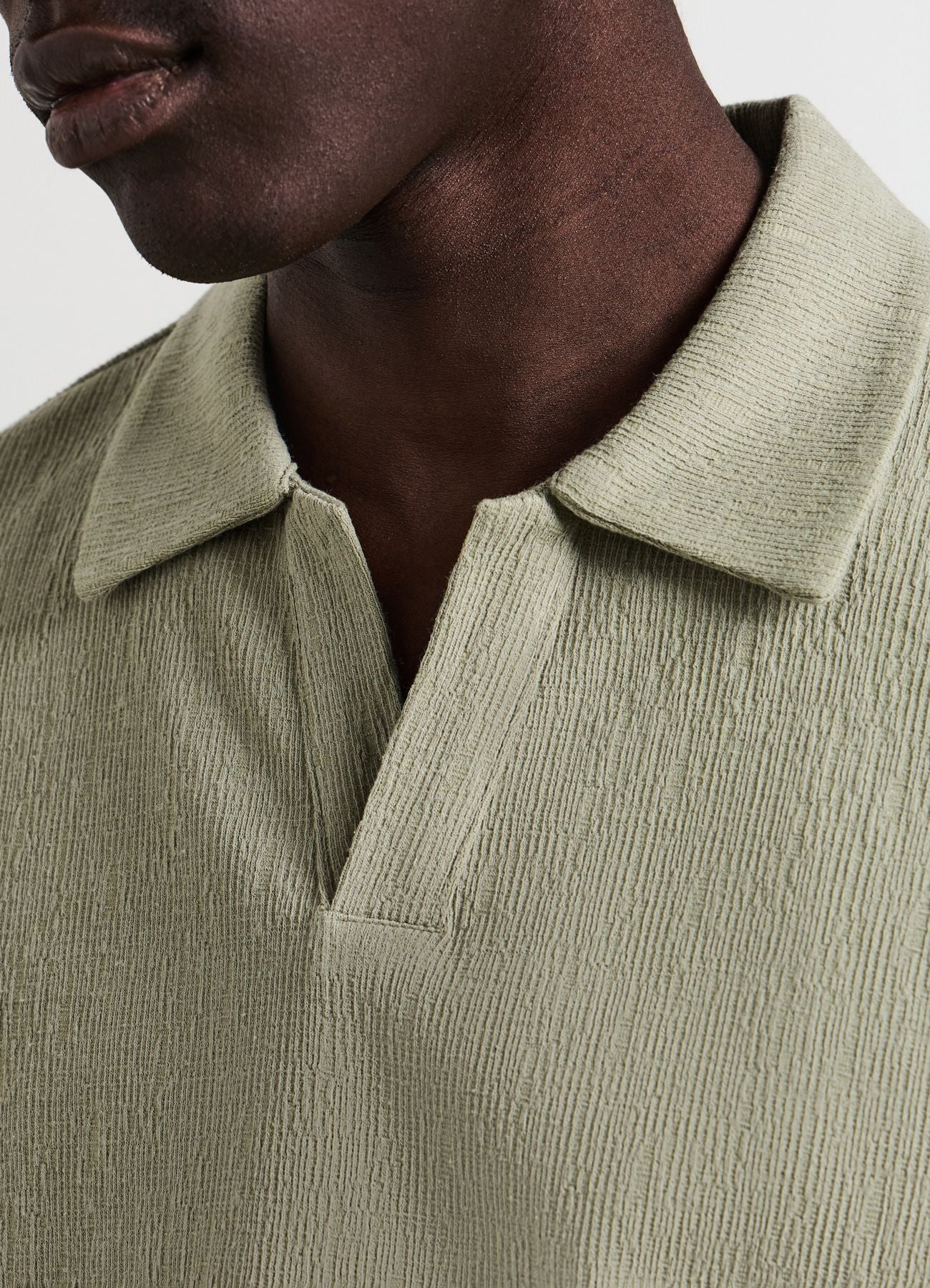 T-shirt polo misto cotone - Image 4