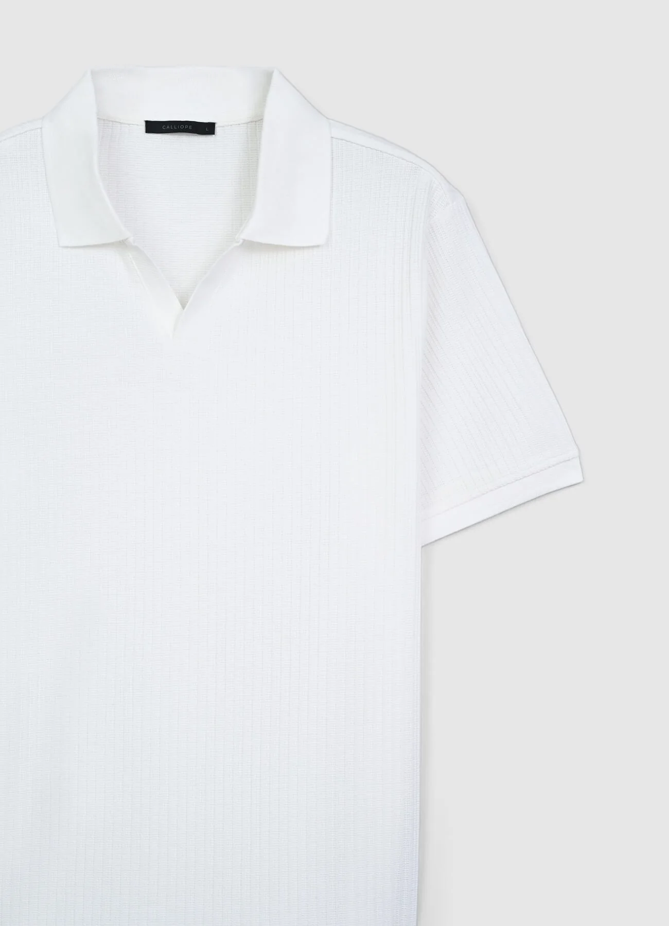 T-shirt polo tessuto lavorato - Image 6