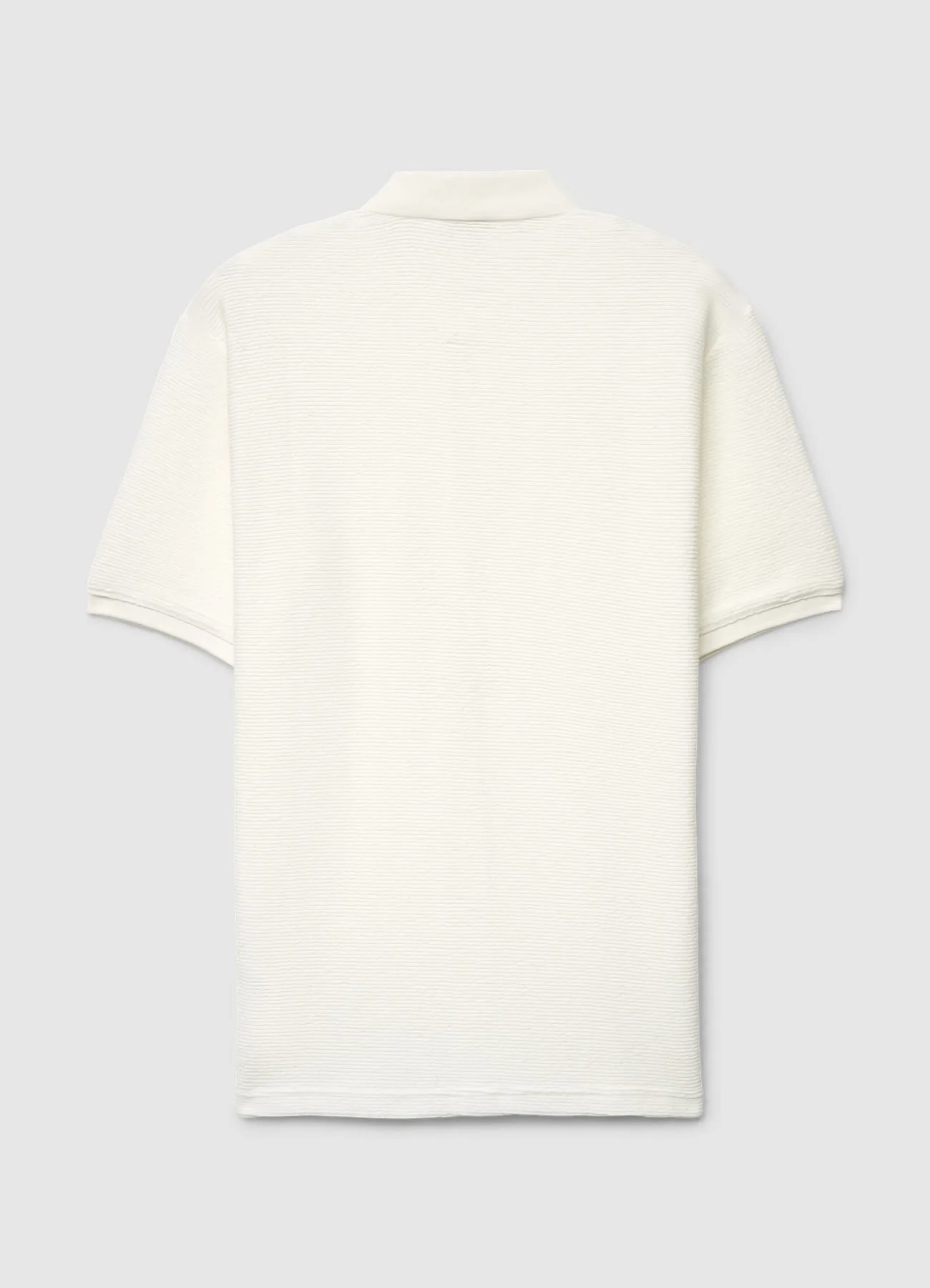 T-shirt polo tessuto operato - Image 6