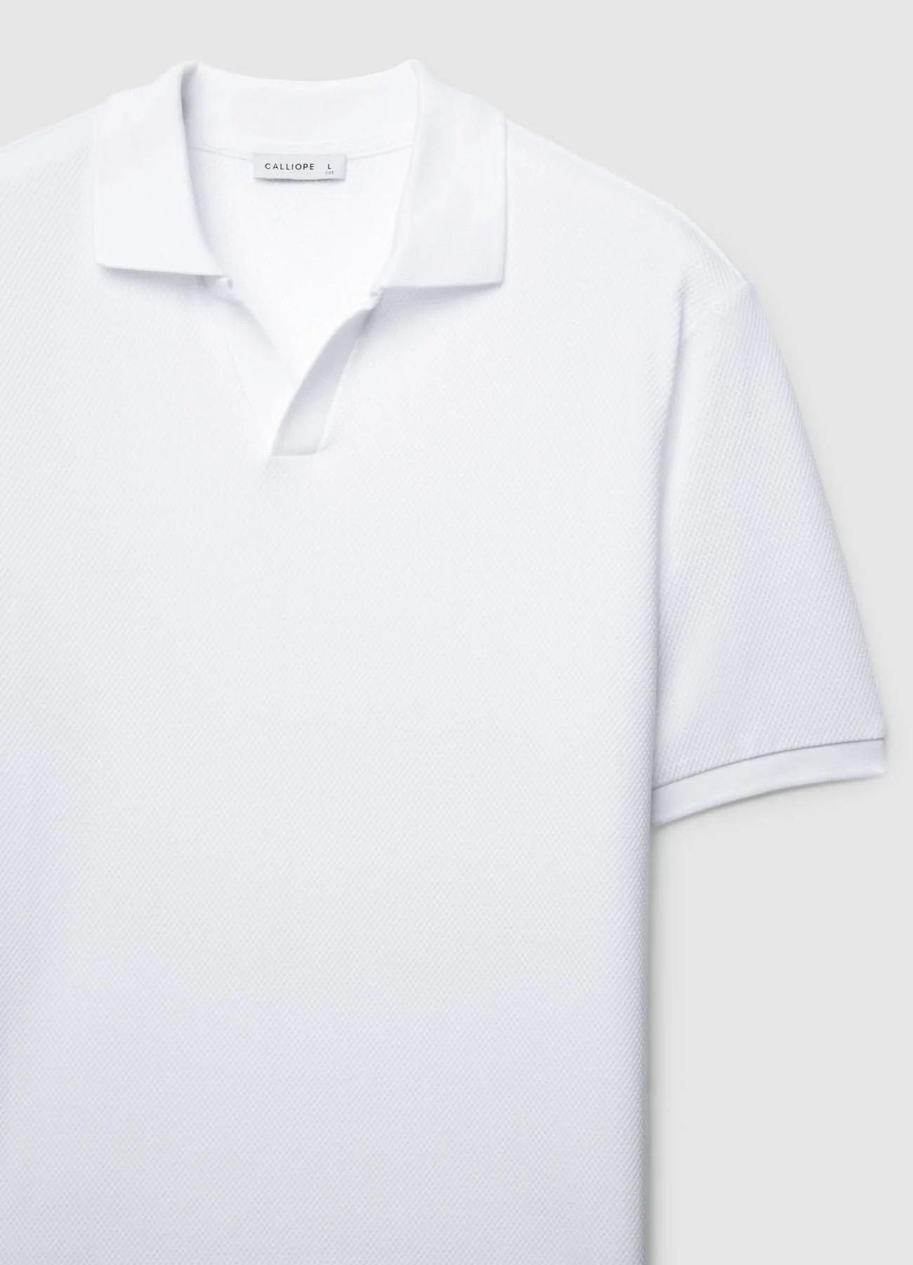 T-shirt polo tessuto operato - Image 5