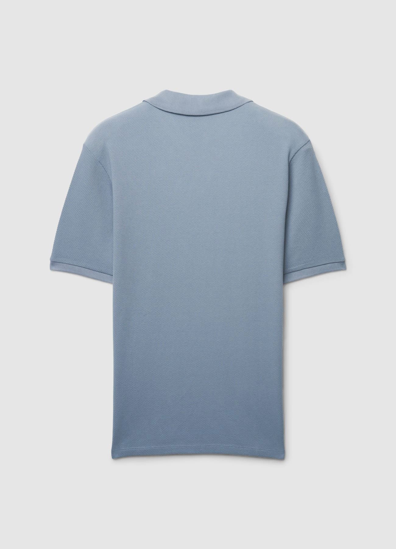 T-shirt polo tessuto operato - Image 5