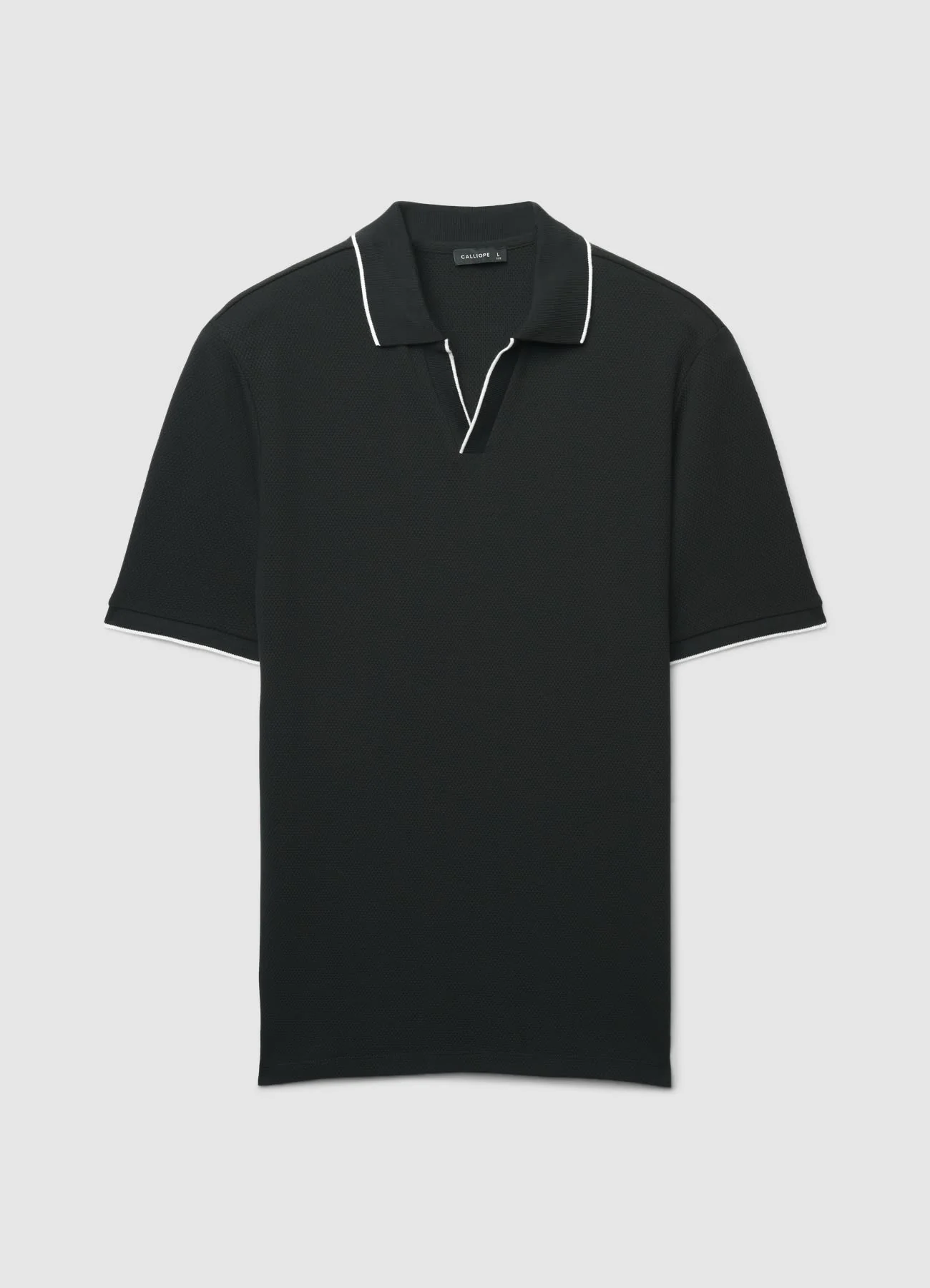 T-shirt polo tessuto operato - Image 6