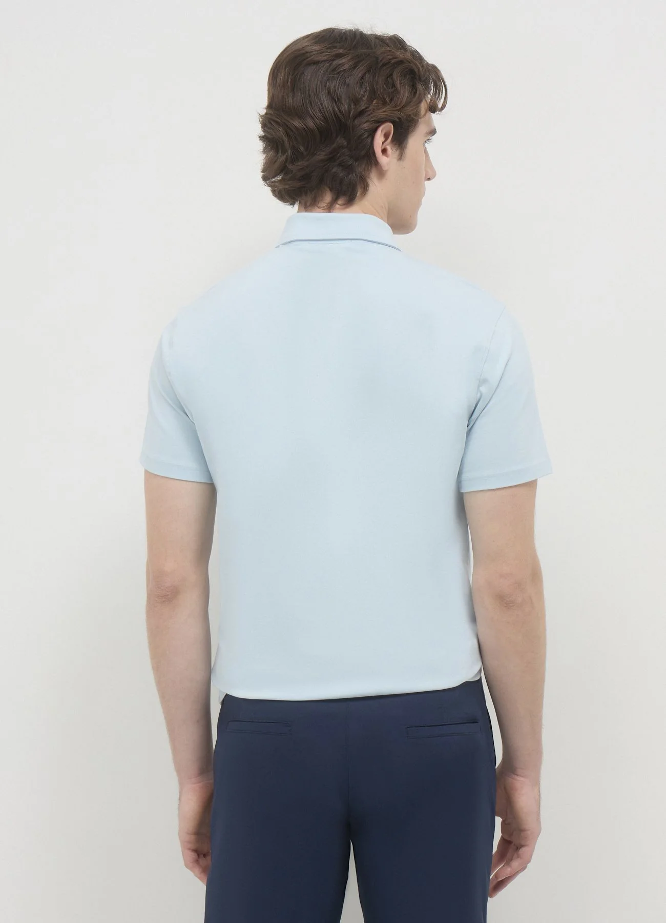 T-shirt polo tinta unita - Image 3
