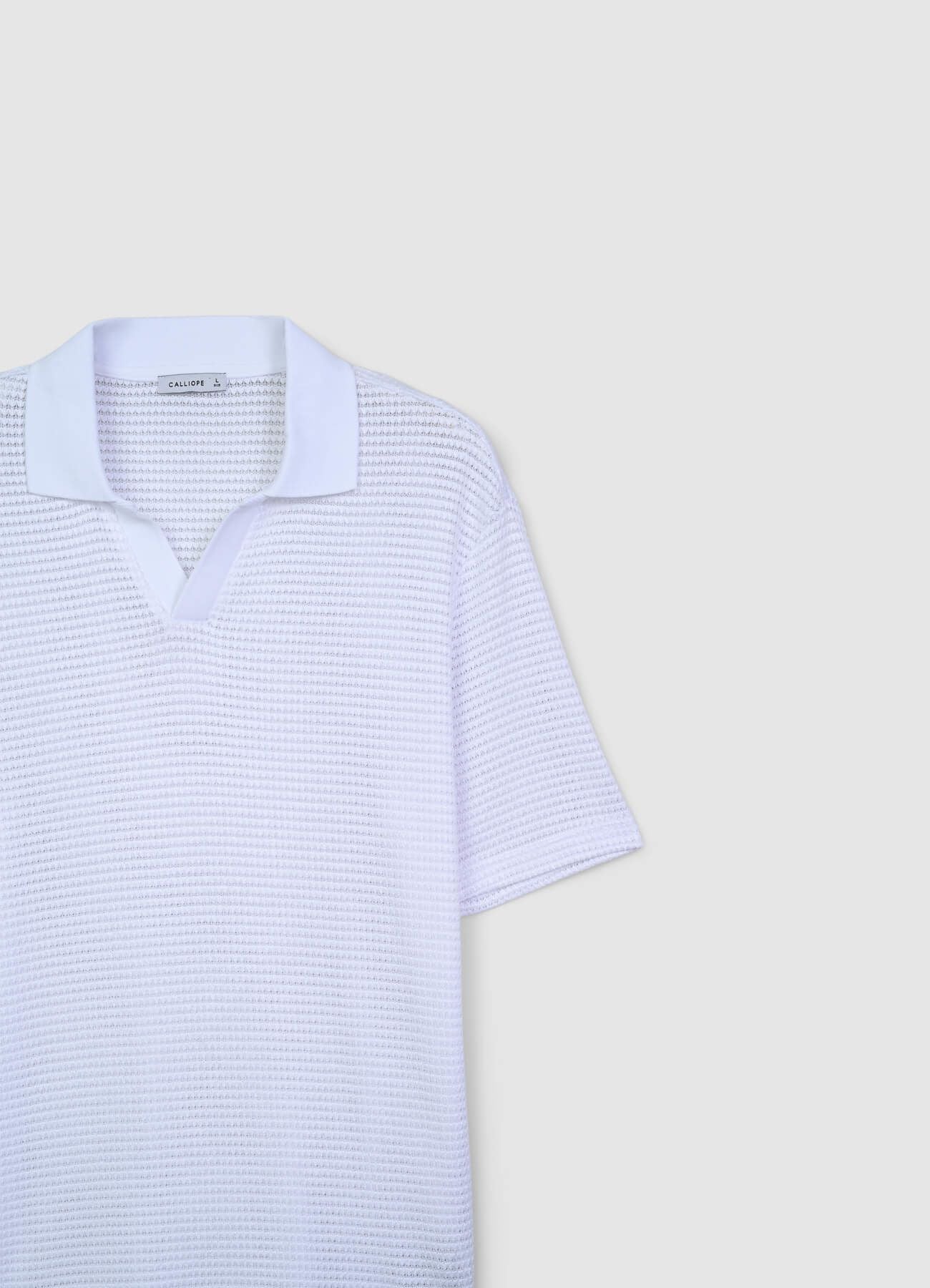 T-shirt polo traforata - Image 7
