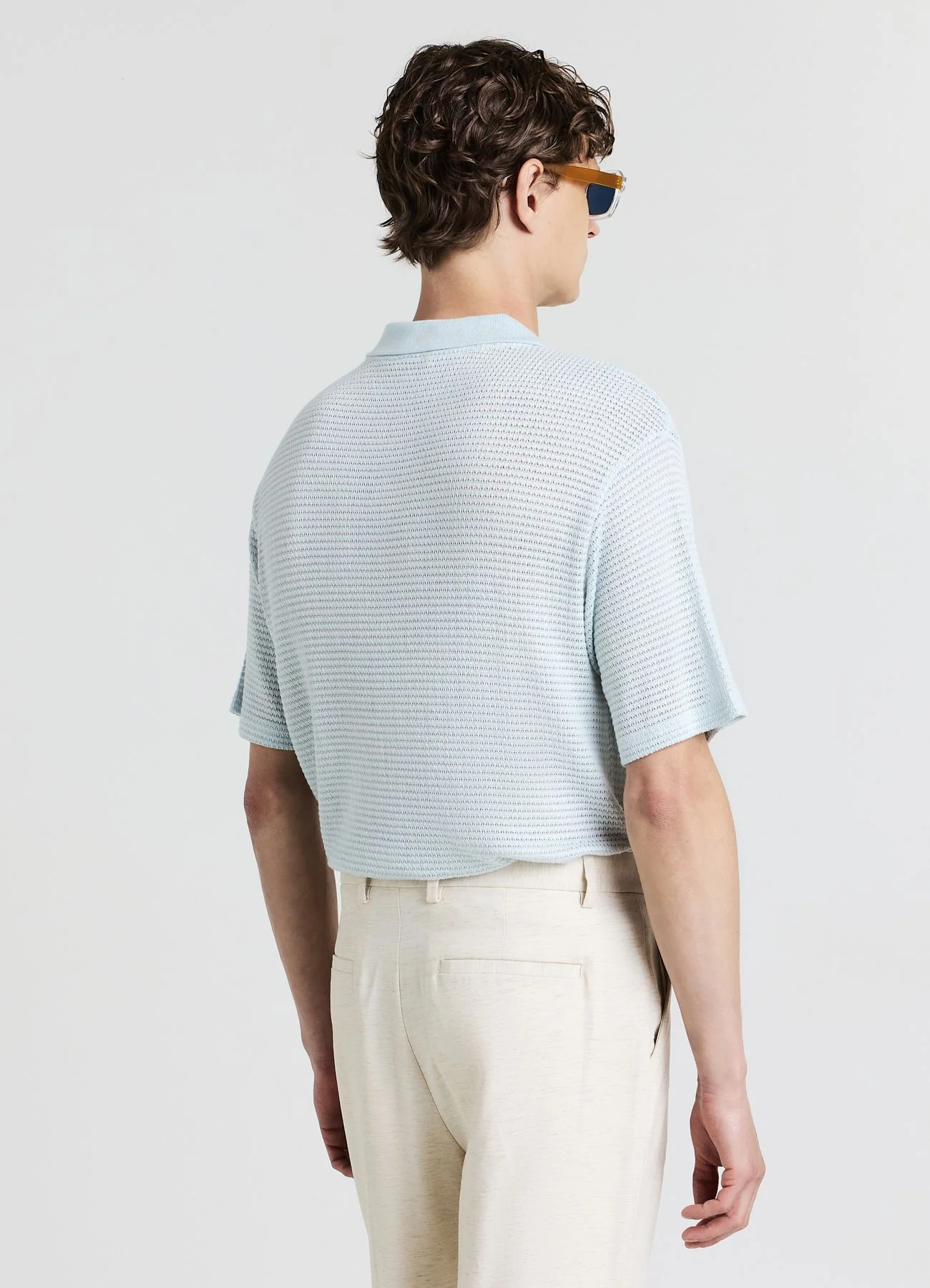 T-shirt polo traforata - Image 3
