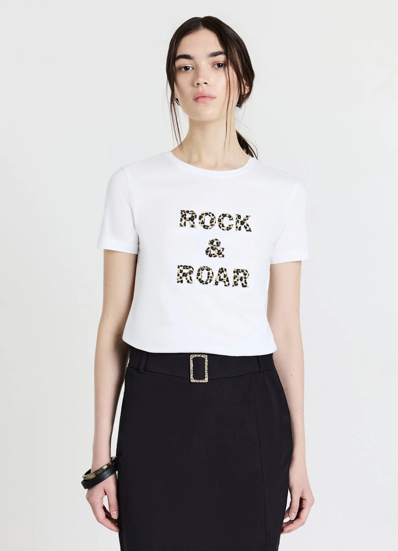 T-shirt scritta animalier - Image 2