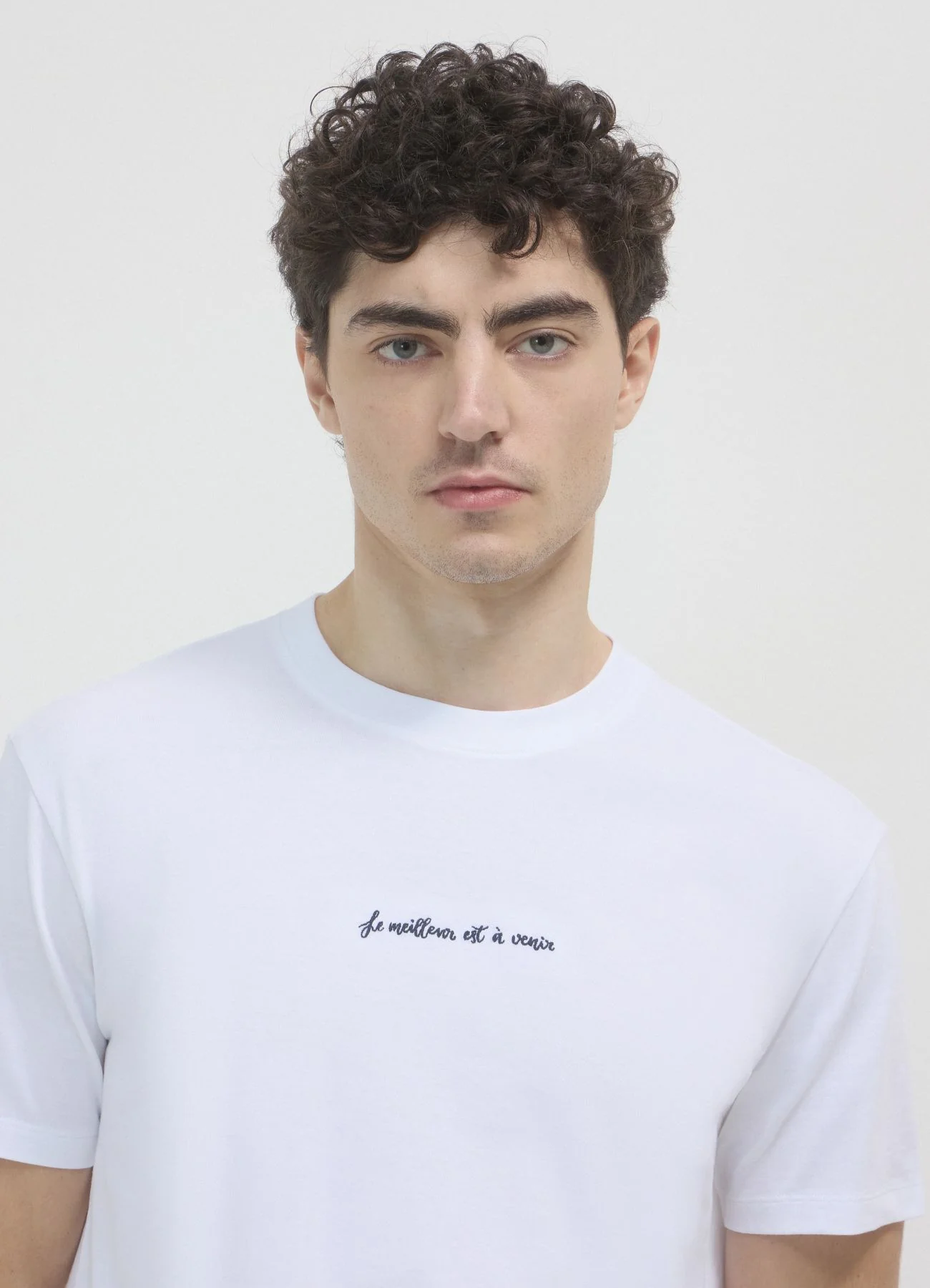 T-shirt scritta ricamata - Image 4