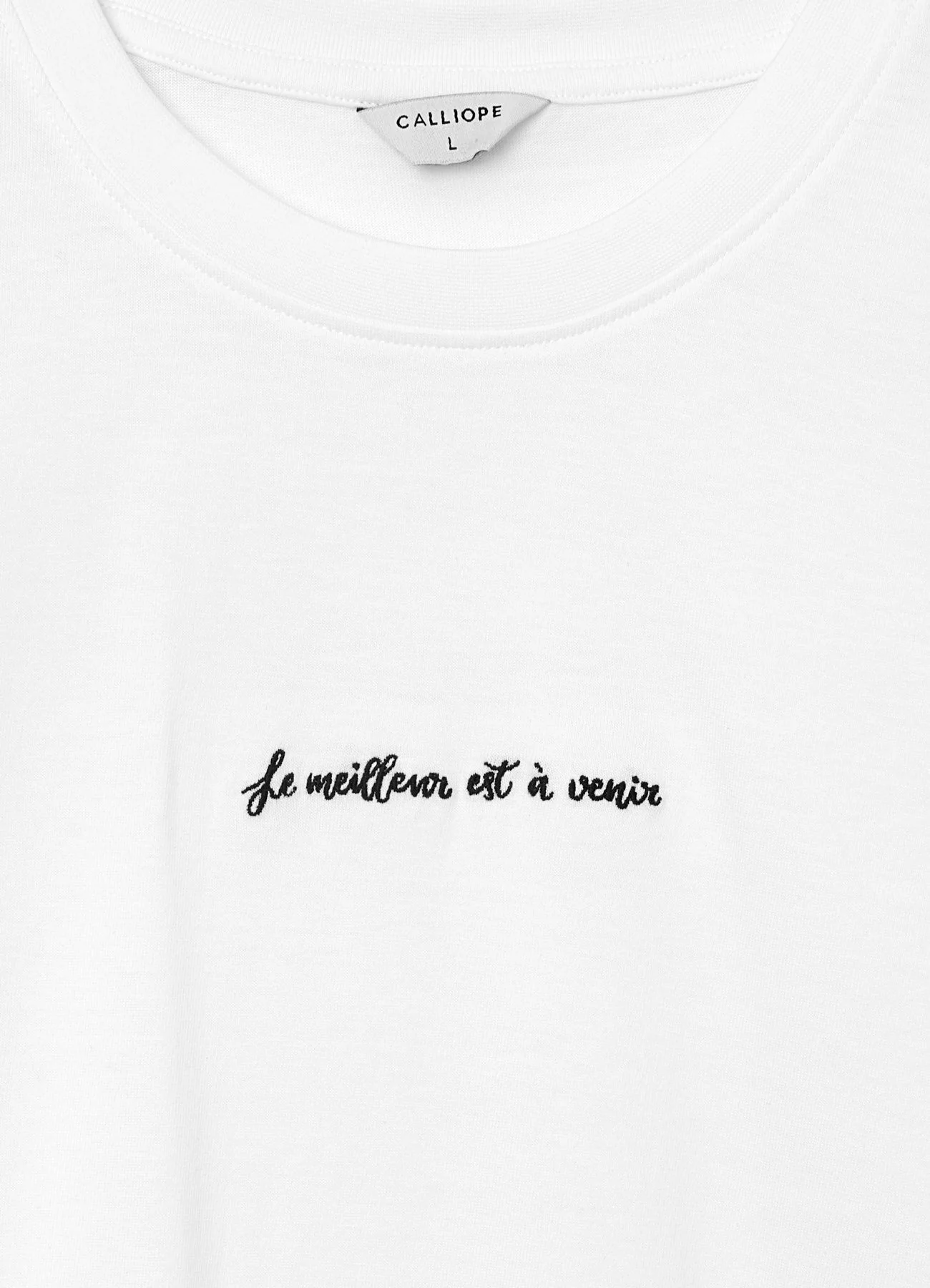T-shirt scritta ricamata - Image 6