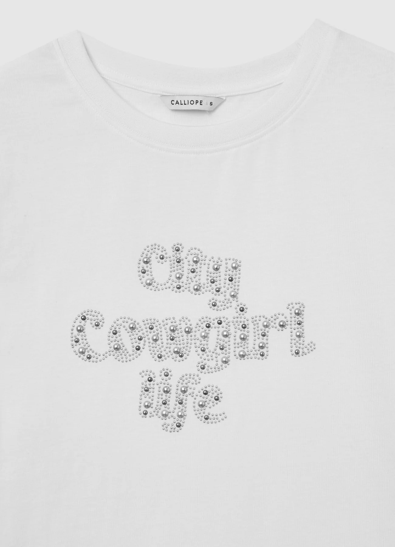 T-shirt scritta strass - Image 4