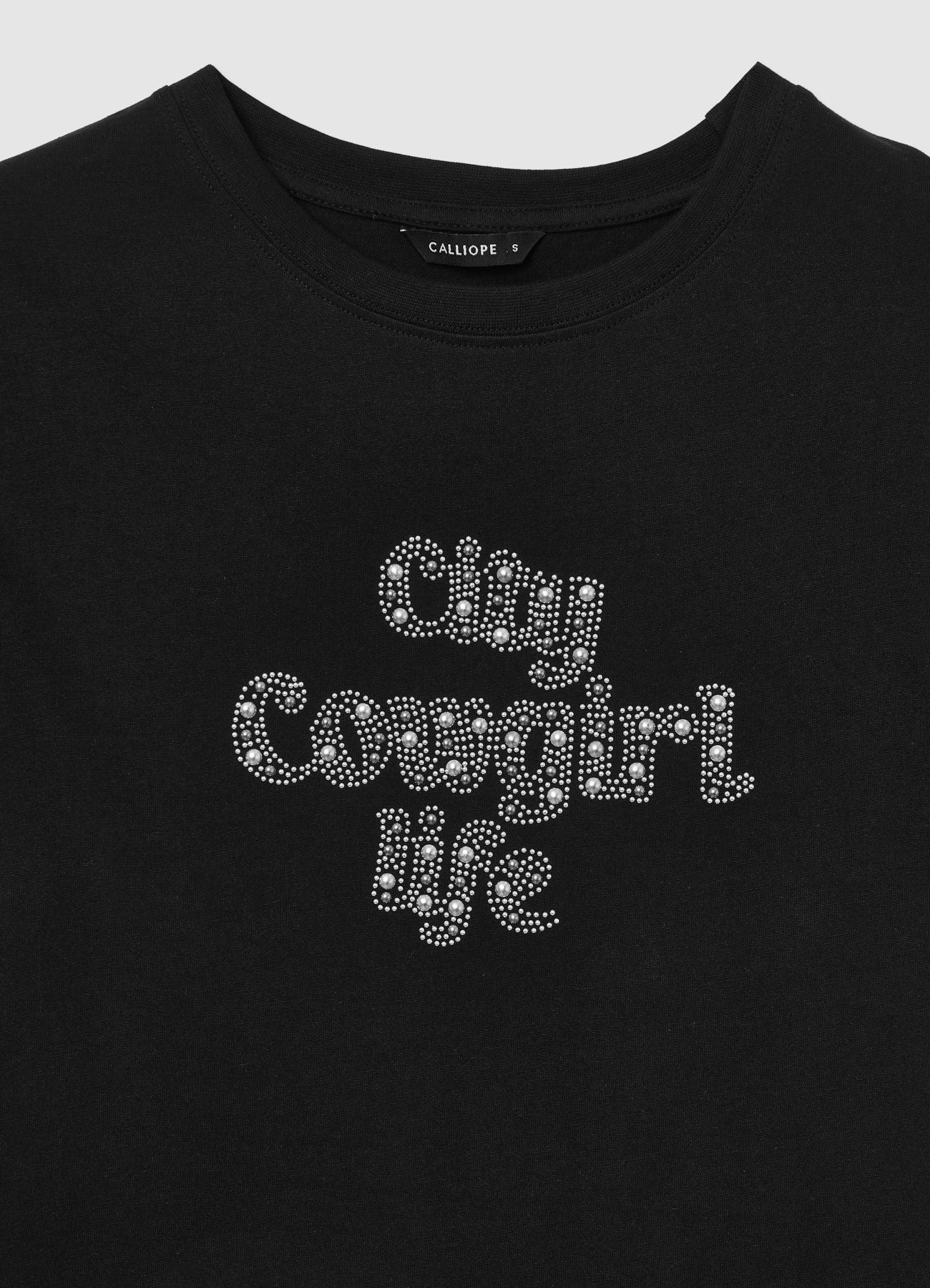 T-shirt scritta strass - Image 4