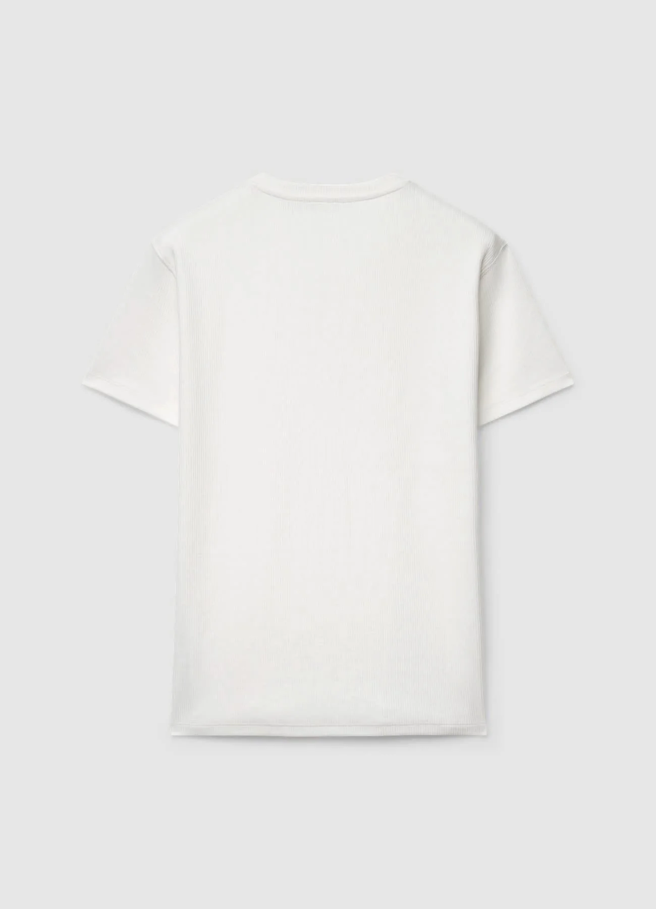 T-shirt serafino a costine - Image 4